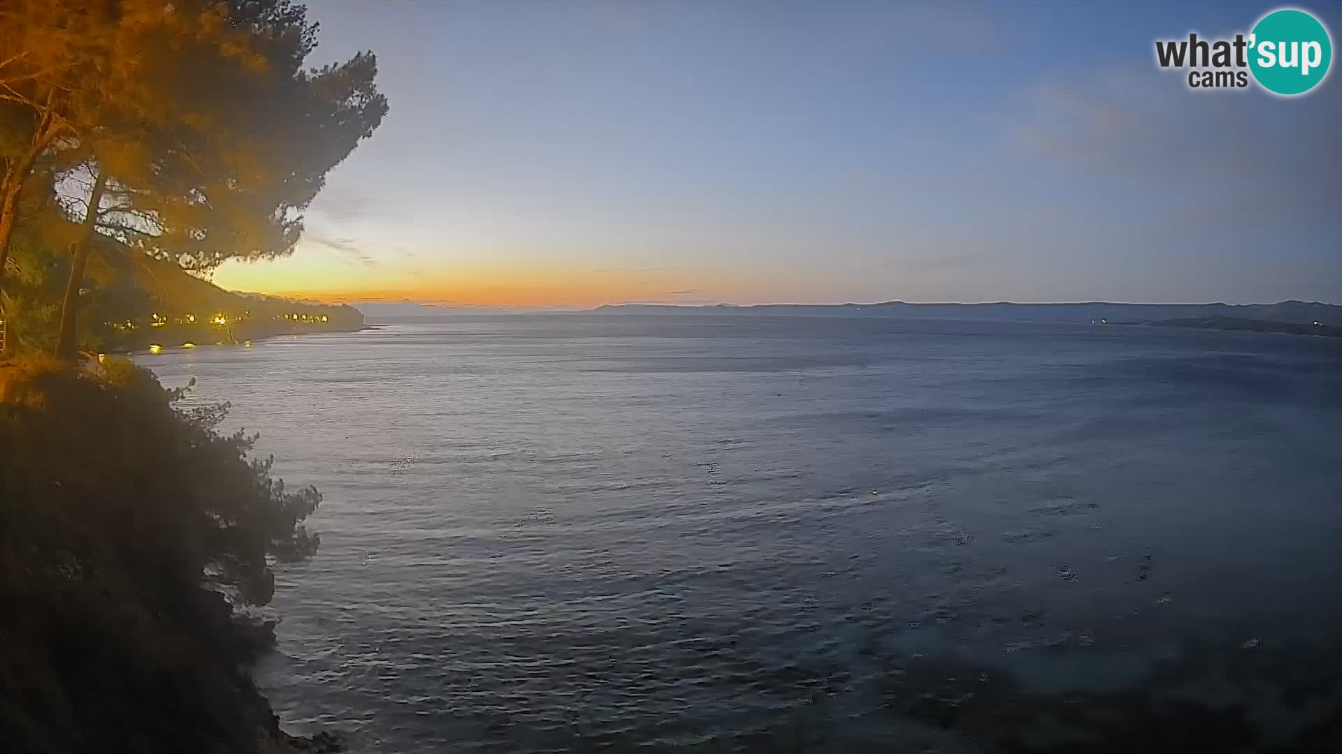Webcam Spiaggia Potočine Bol – Vista live sulla spiaggia Borak, Isola di Brač