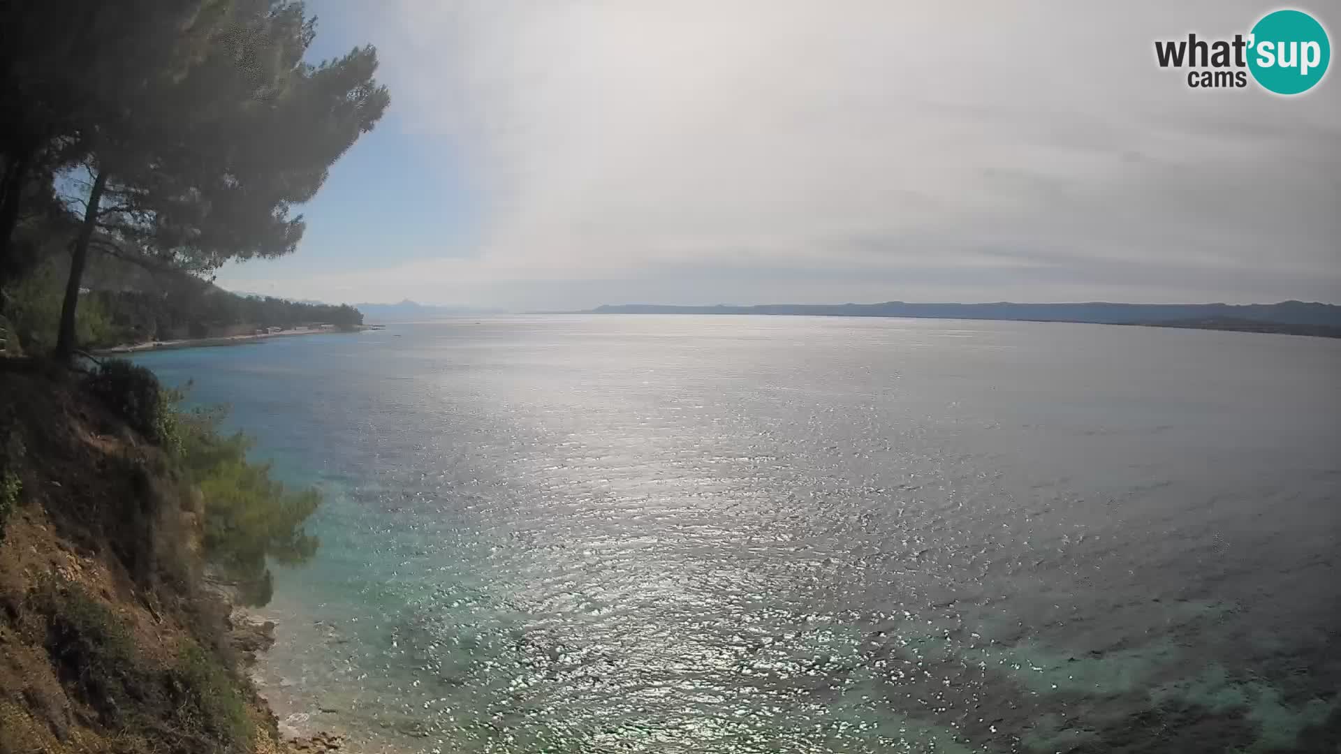 Web kamera Potočine Bol – Pogled uživo na plažu Borak, otok Brač