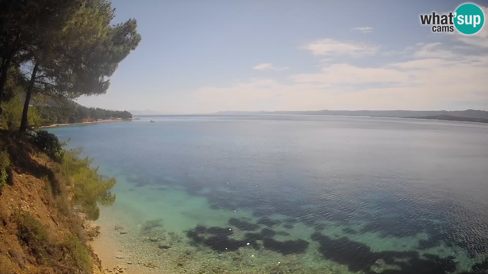 Webcam Potočine Beach Bol – Live View of Borak Beach, Brač Island