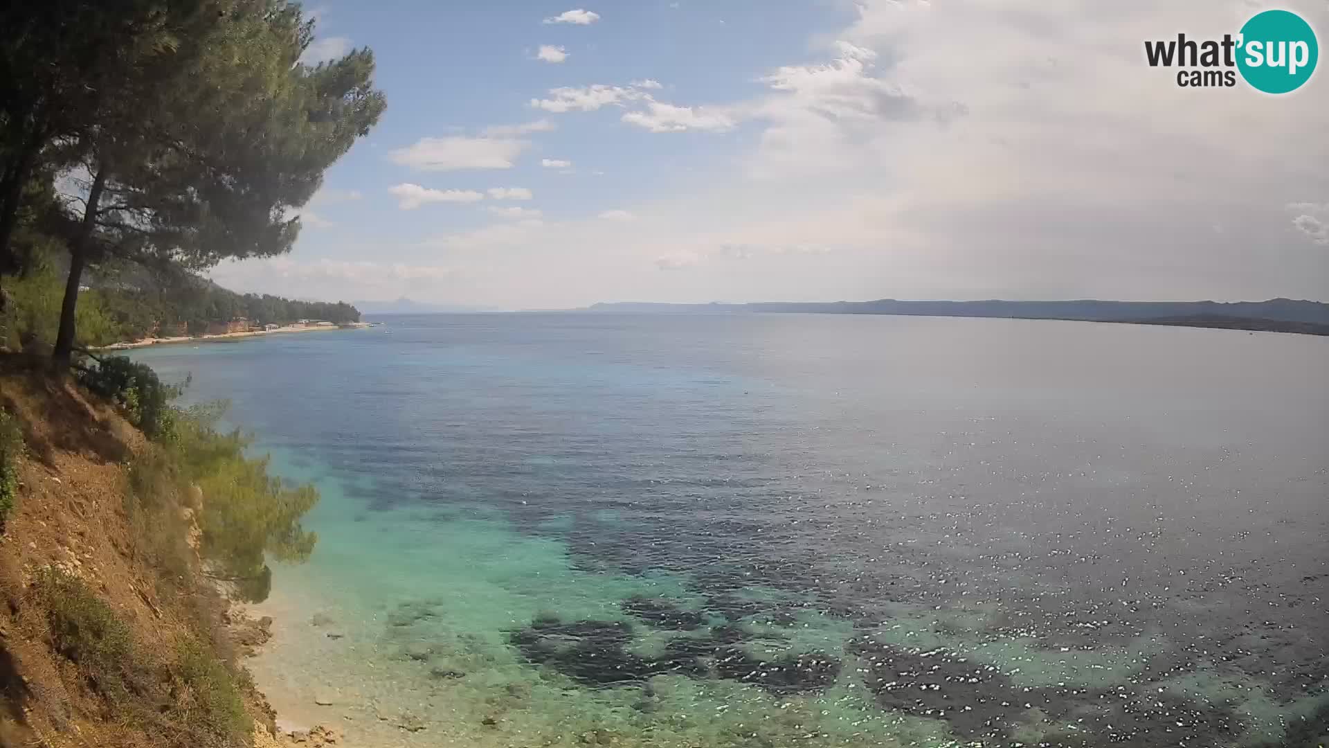 Webcam Potočine Beach Bol – Live View of Borak Beach, Brač Island