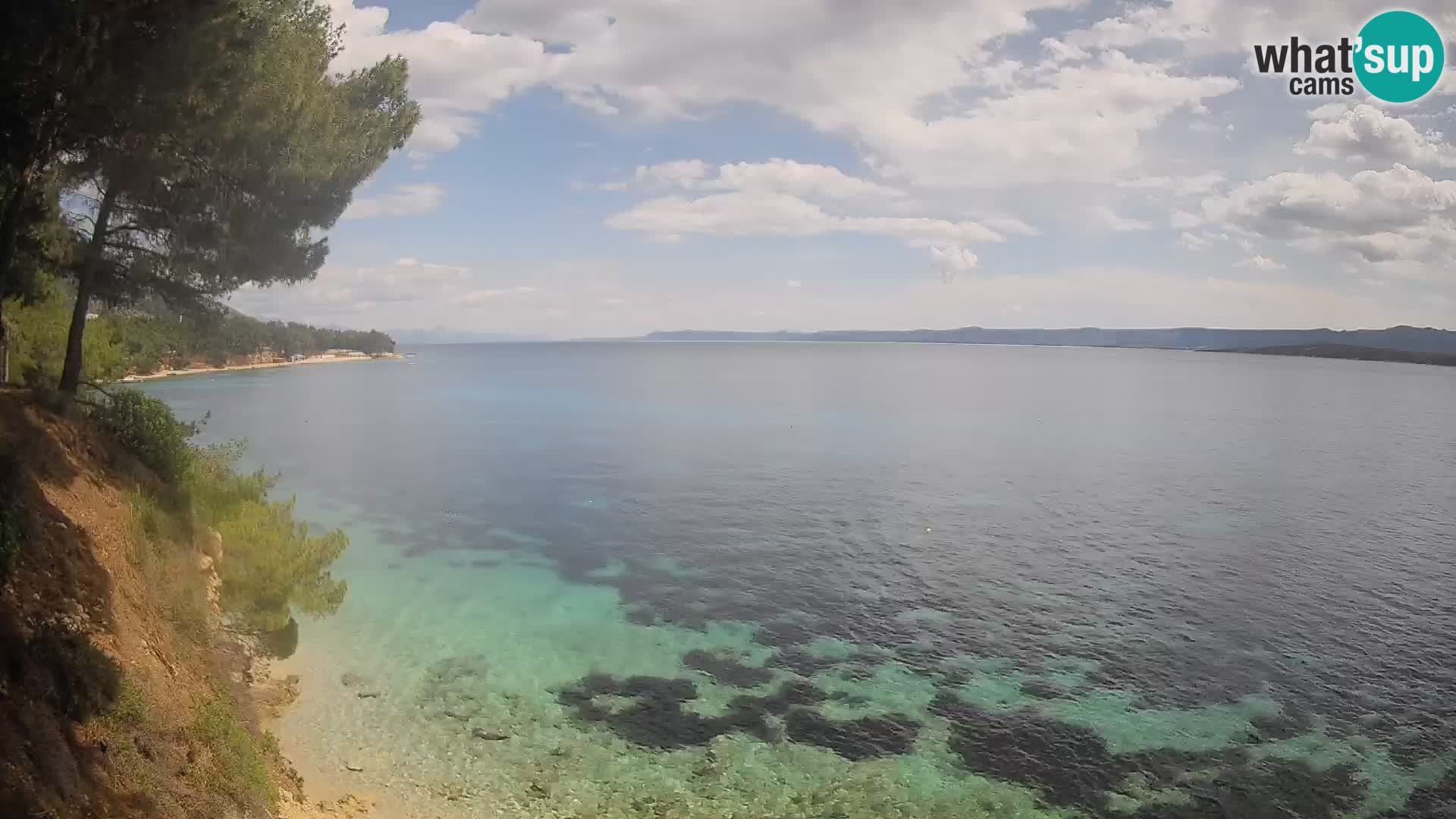Webcam Potočine Beach Bol – Live View of Borak Beach, Brač Island