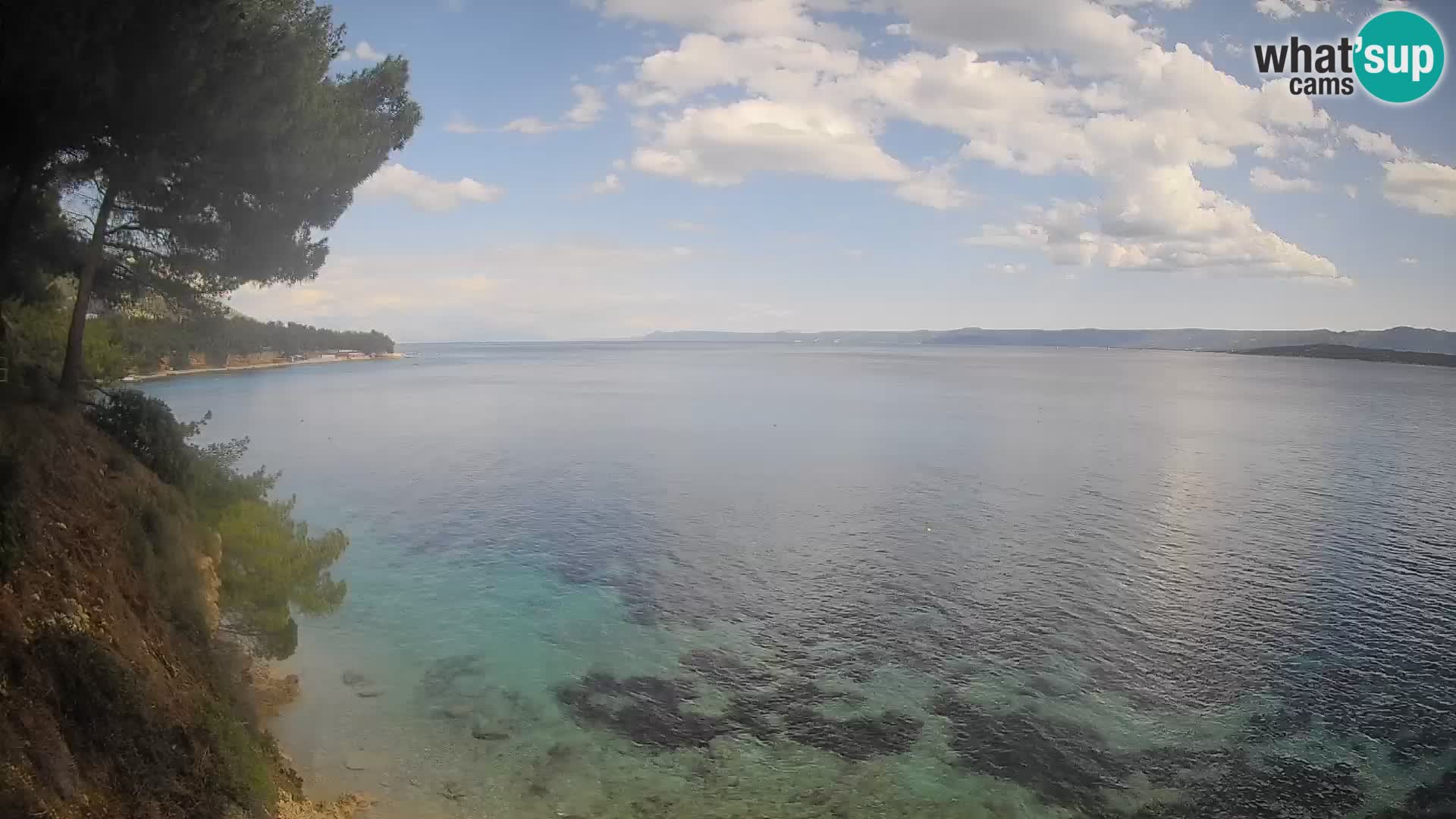 Webcam Strand Potočine Bol – Liveblick auf Borak Beach, Insel Brač