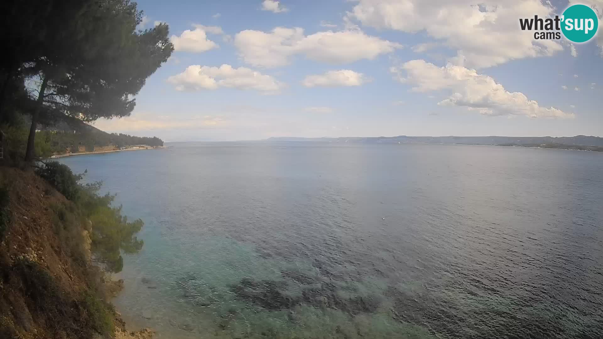 Web kamera Potočine Bol – Pogled uživo na plažu Borak, otok Brač