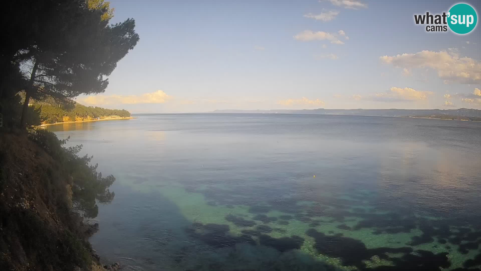 Webcam Potočine Beach Bol – Live View of Borak Beach, Brač Island