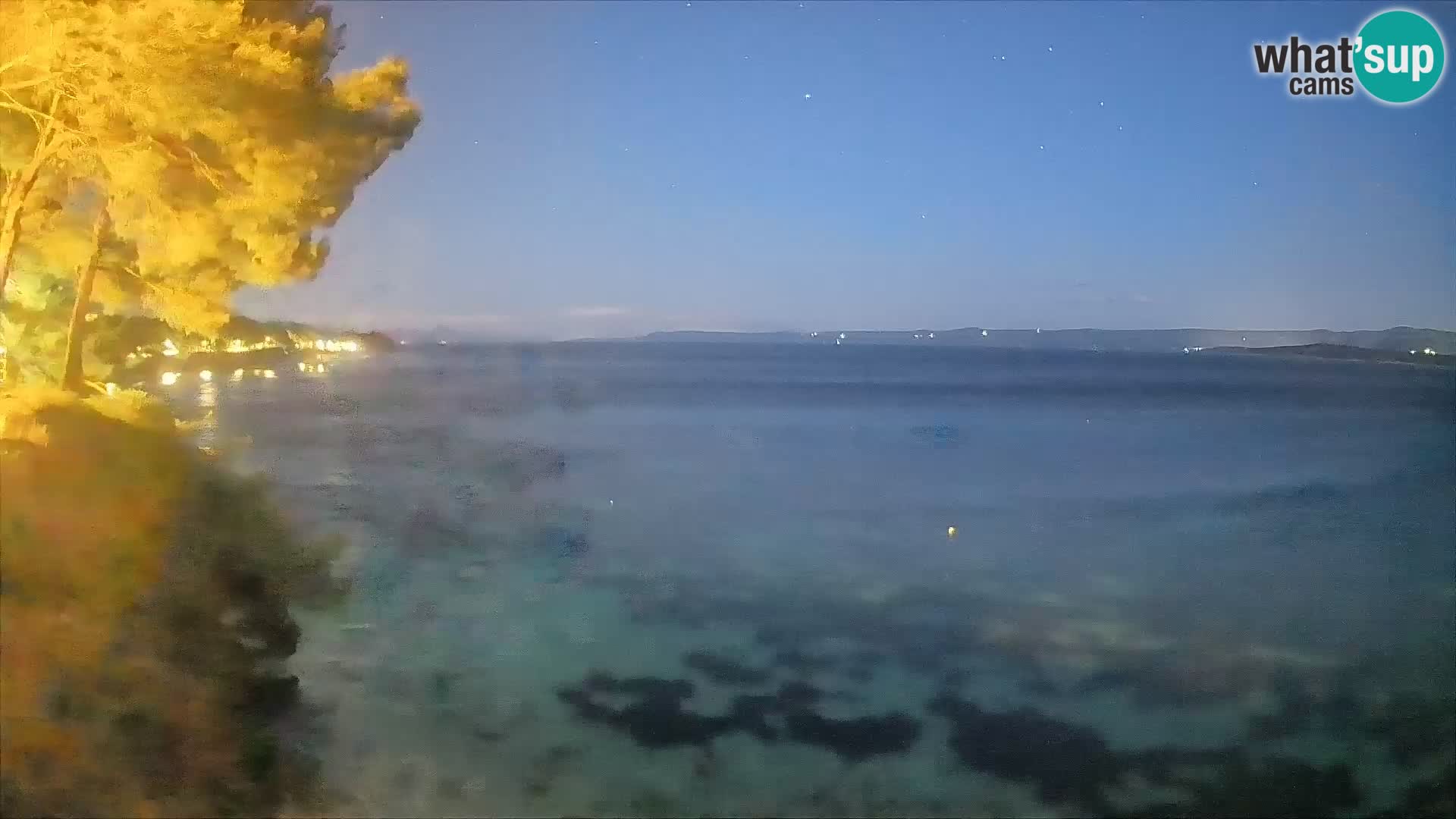 Webcam plage Potočine Bol – Vue en direct sur Borak Beach, île de Brač