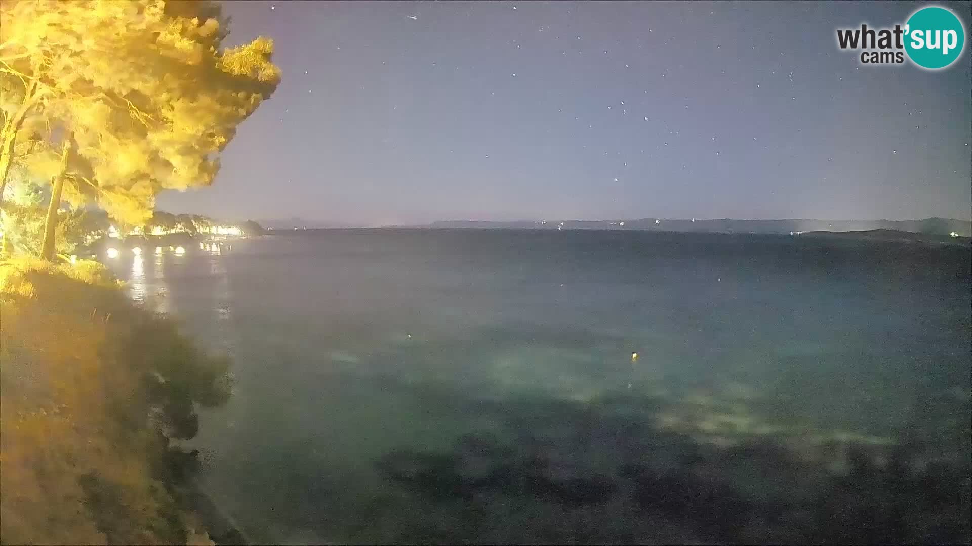 Webcam Spiaggia Potočine Bol – Vista live sulla spiaggia Borak, Isola di Brač