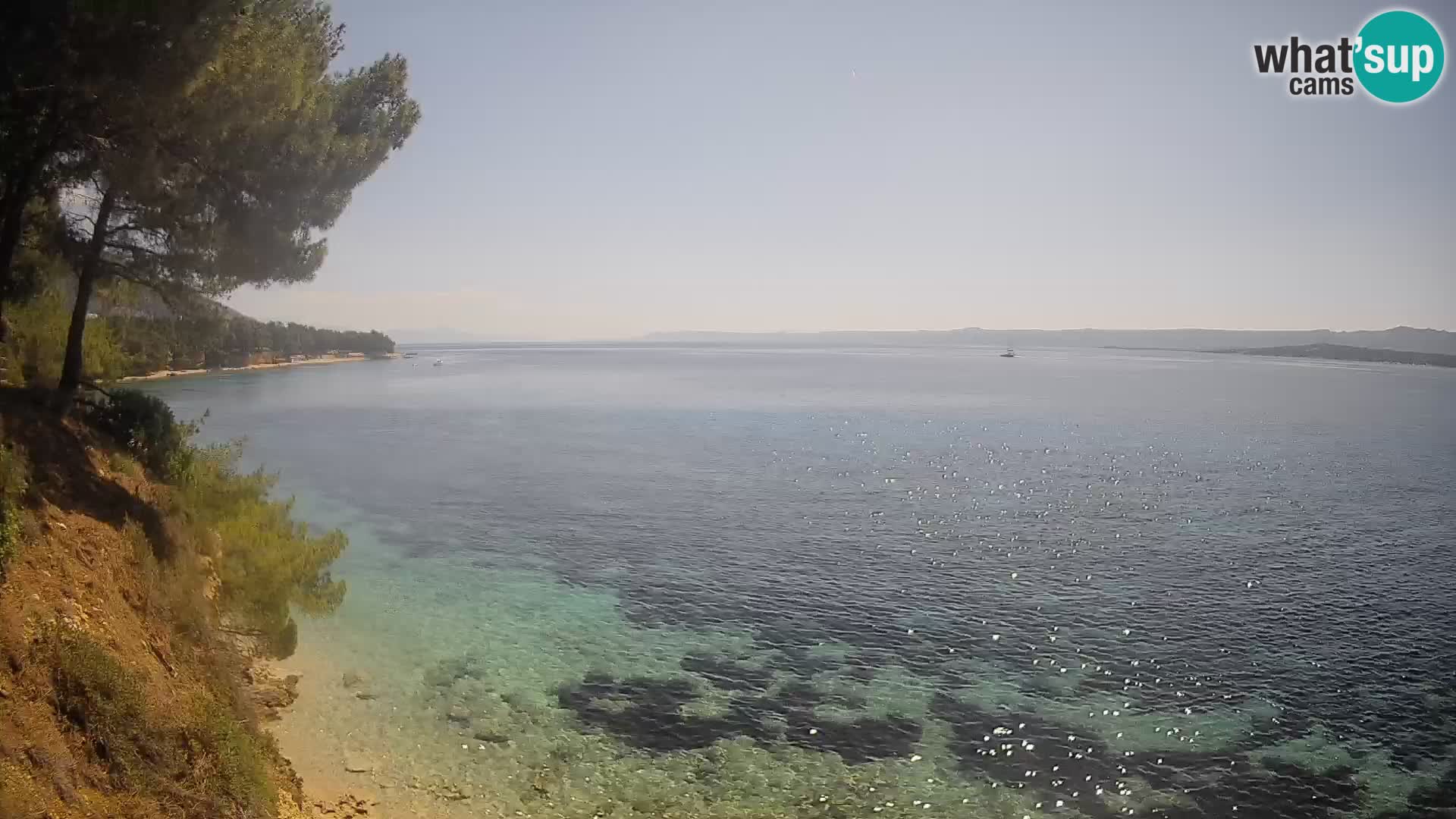 Webcam Potočine Beach Bol – Live View of Borak Beach, Brač Island