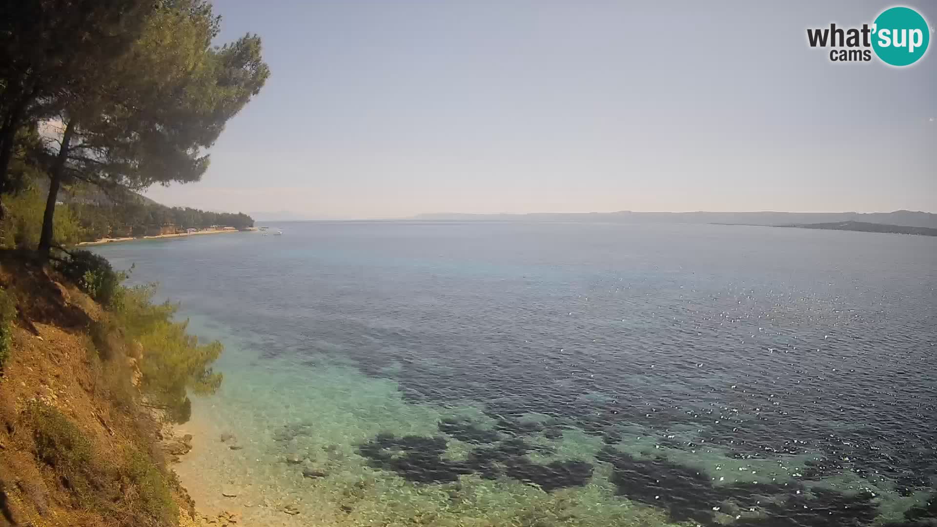 Webcam Potočine Beach Bol – Live View of Borak Beach, Brač Island