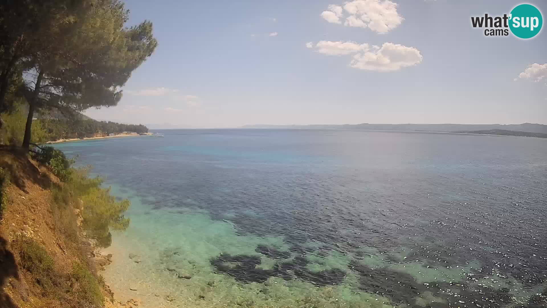Webcam Potočine Beach Bol – Live View of Borak Beach, Brač Island