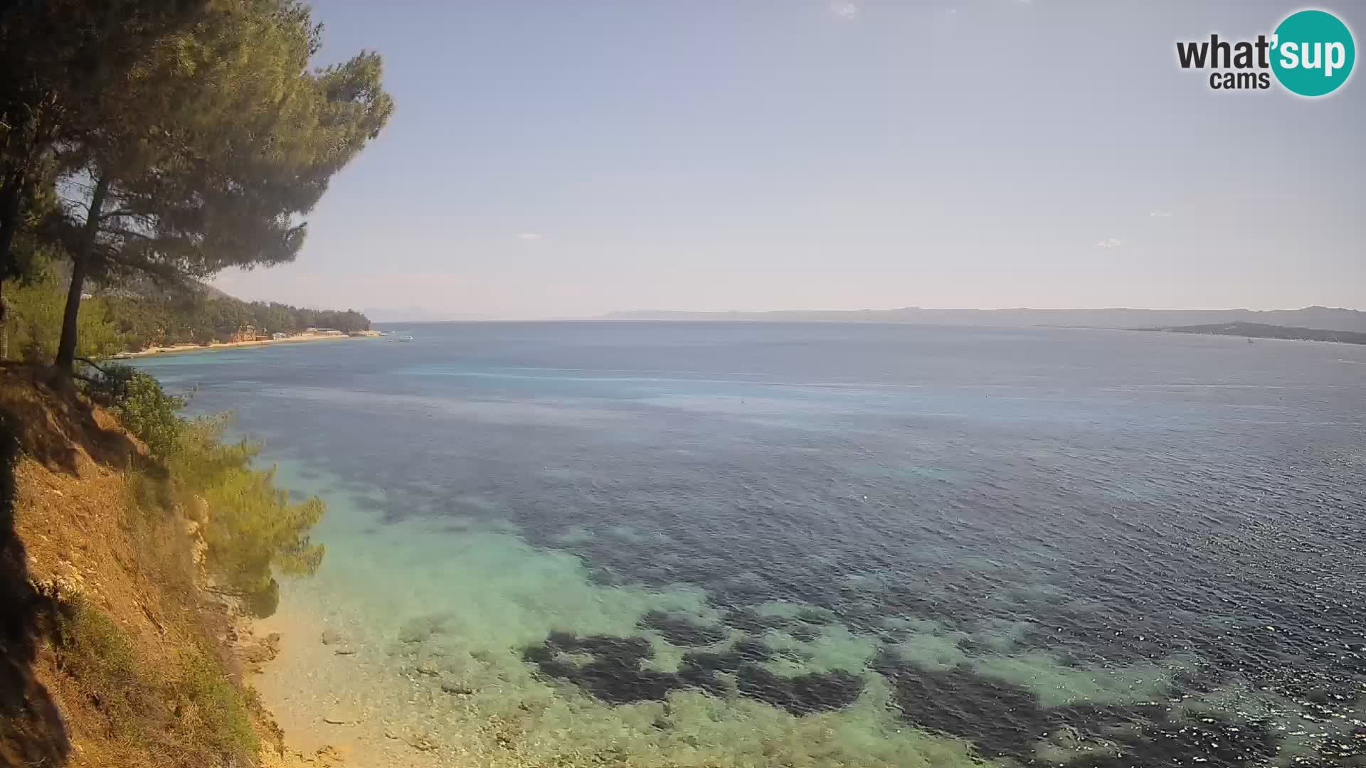 Webcam Potočine Beach Bol – Live View of Borak Beach, Brač Island