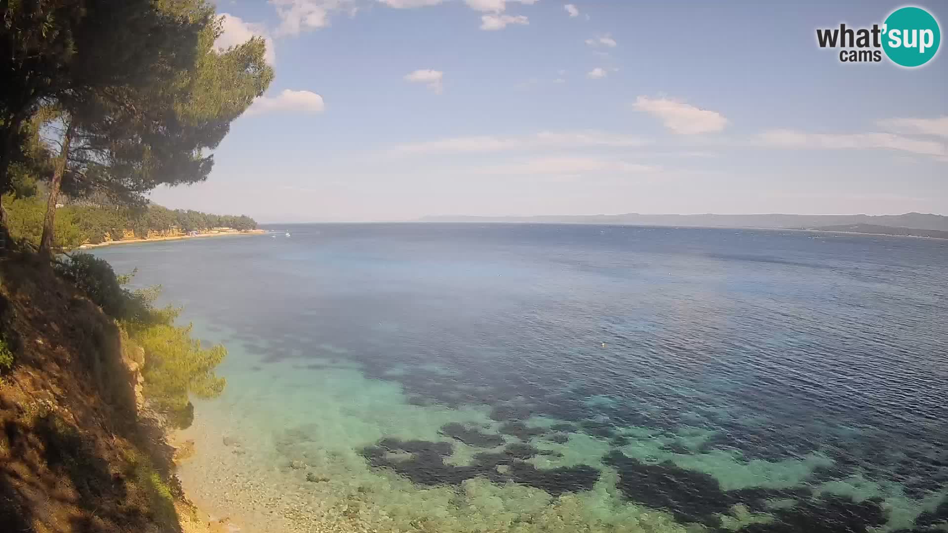 Webcam Potočine Beach Bol – Live View of Borak Beach, Brač Island