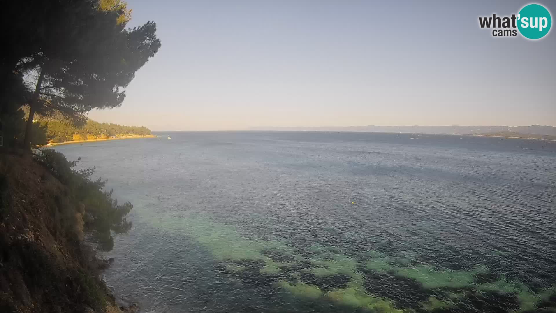 Webcam Strand Potočine Bol – Liveblick auf Borak Beach, Insel Brač