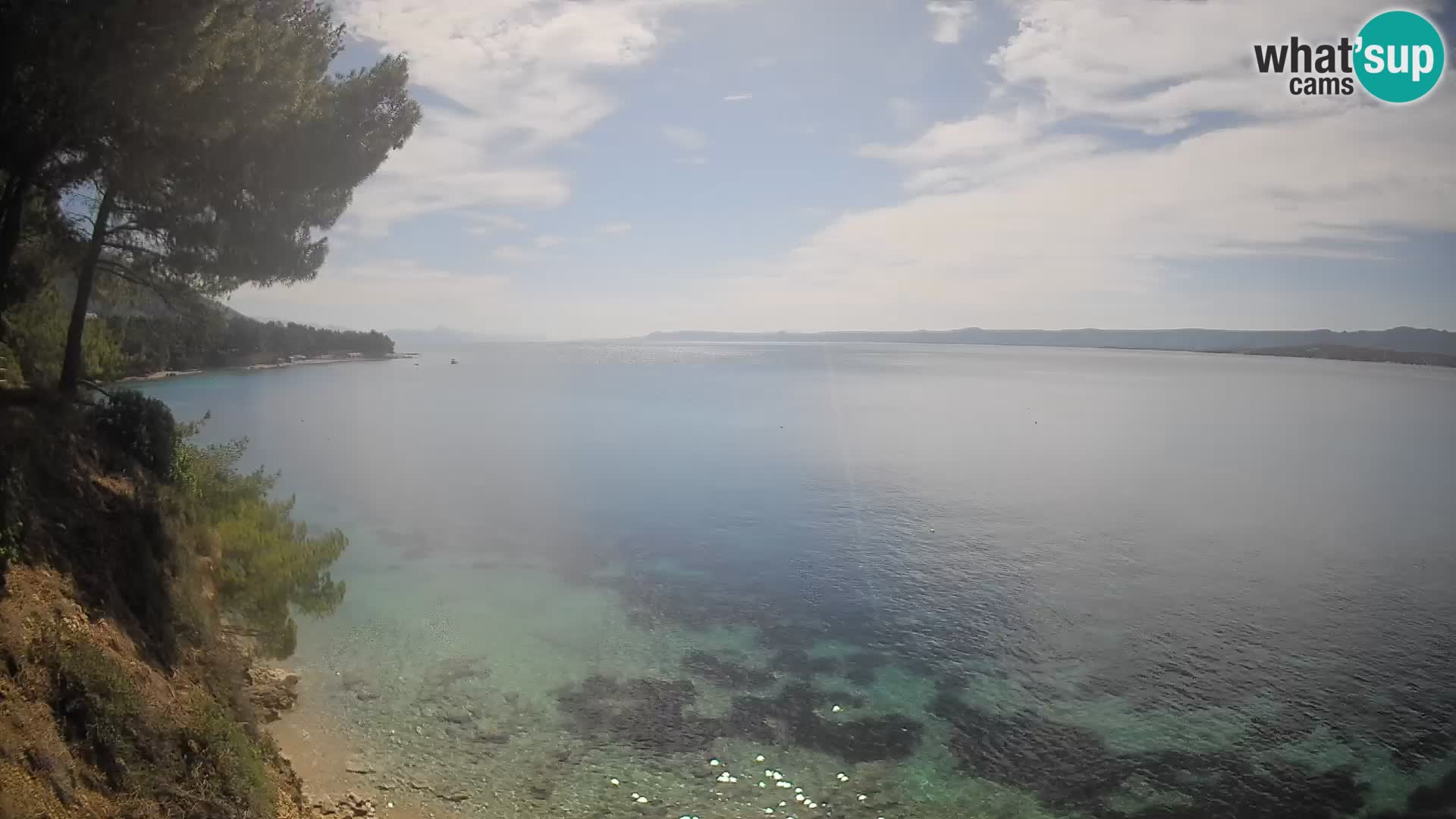 Webcam Strand Potočine Bol – Liveblick auf Borak Beach, Insel Brač