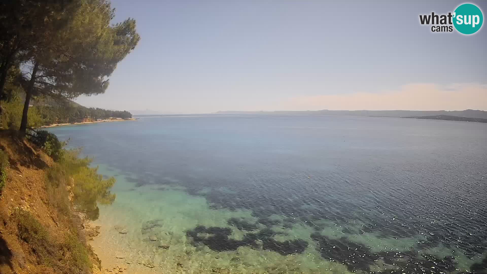Webcam Strand Potočine Bol – Liveblick auf Borak Beach, Insel Brač