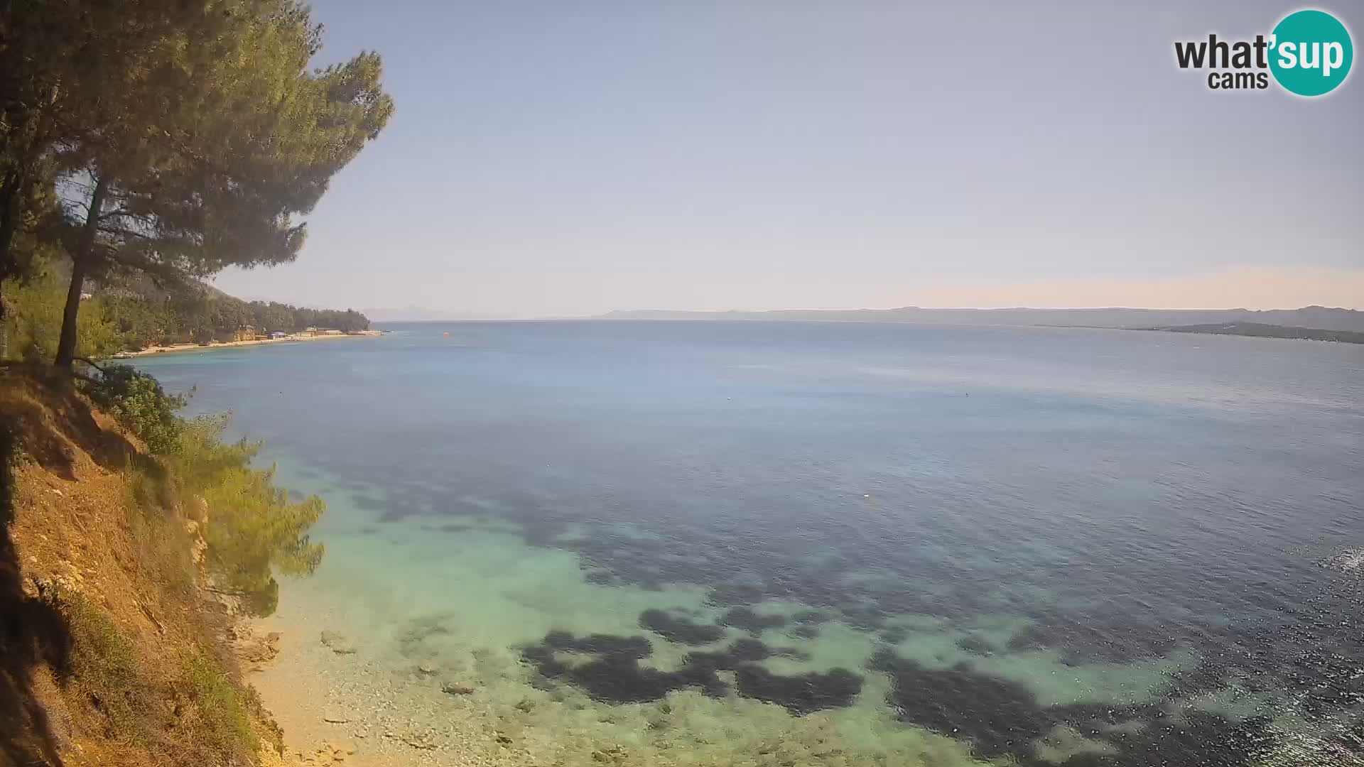 Webcam Strand Potočine Bol – Liveblick auf Borak Beach, Insel Brač