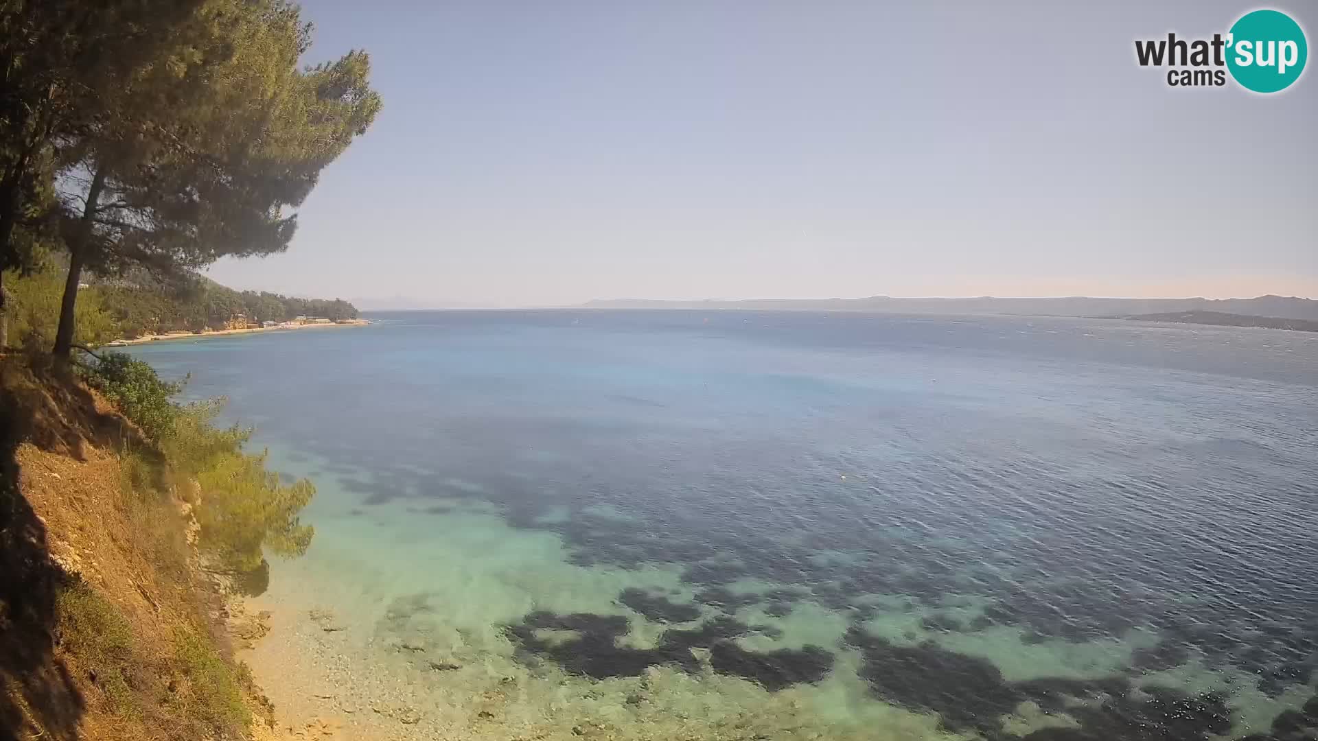 Webcam Playa Potočine Bol – Vista en vivo de Borak Beach, Isla de Brač