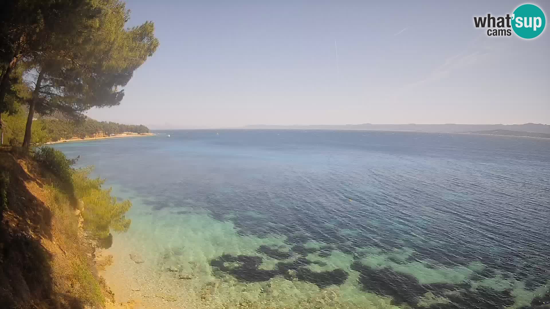 Webcam Potočine Beach Bol – Live View of Borak Beach, Brač Island