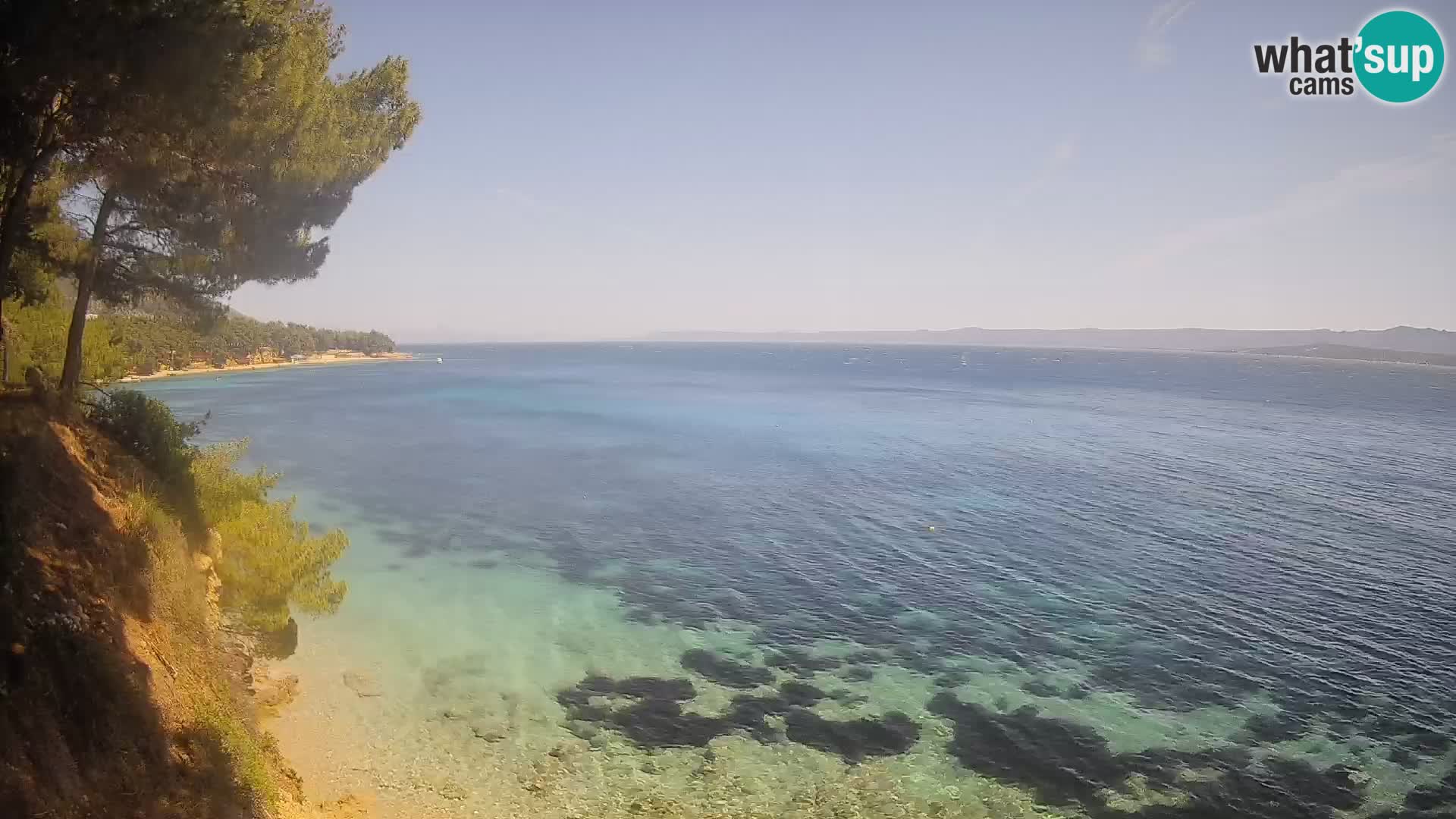 Webcam plage Potočine Bol – Vue en direct sur Borak Beach, île de Brač
