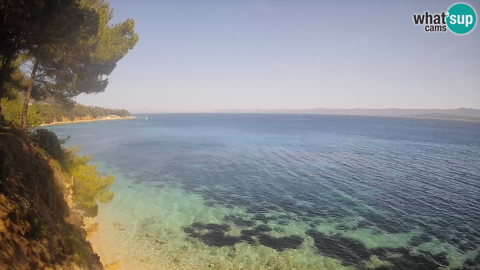 Webcam Potočine Beach Bol – Live View of Borak Beach, Brač Island