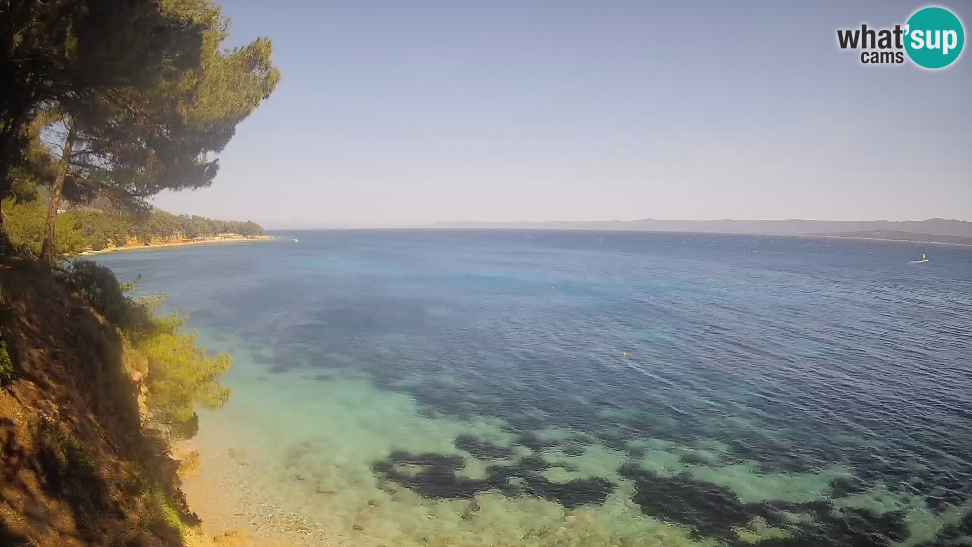 Webcam Potočine Beach Bol – Live View of Borak Beach, Brač Island