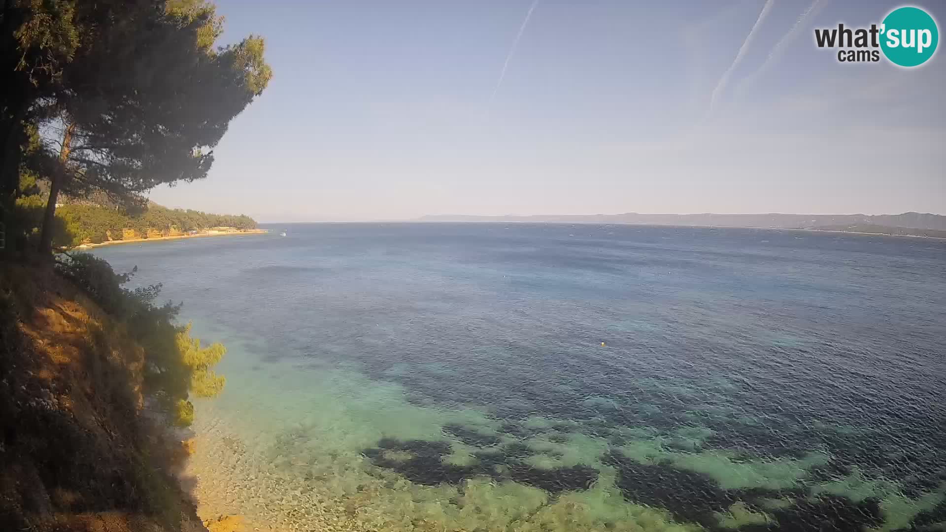Webcam Potočine Beach Bol – Live View of Borak Beach, Brač Island