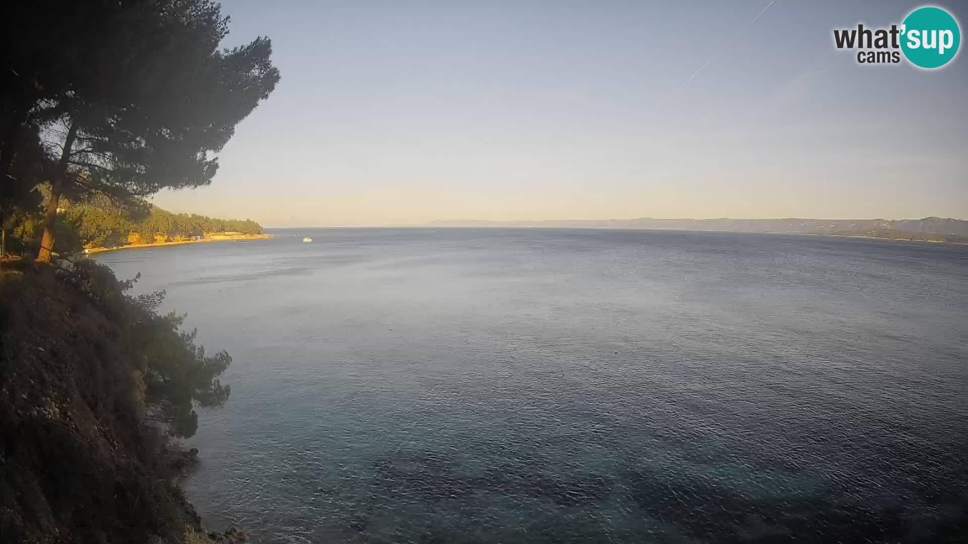 Webcam plage Potočine Bol – Vue en direct sur Borak Beach, île de Brač
