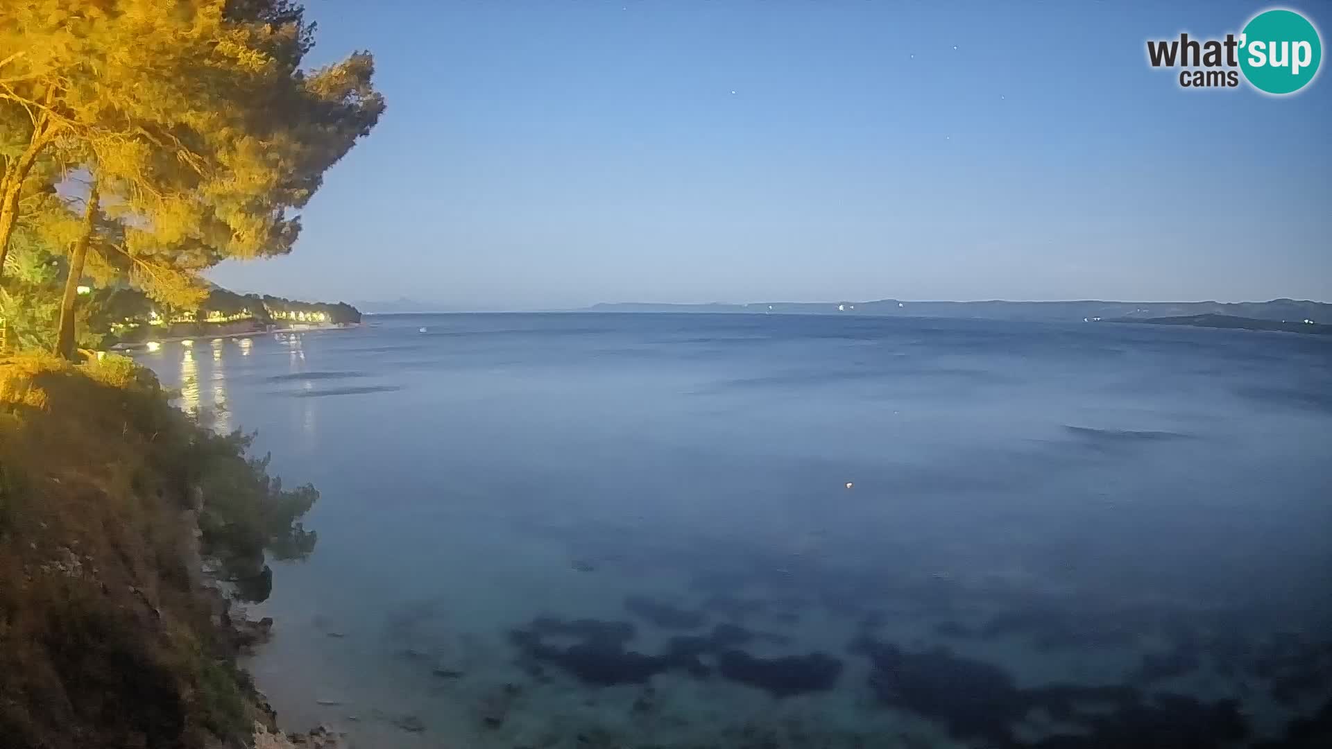 Webcam Potočine Beach Bol – Live View of Borak Beach, Brač Island