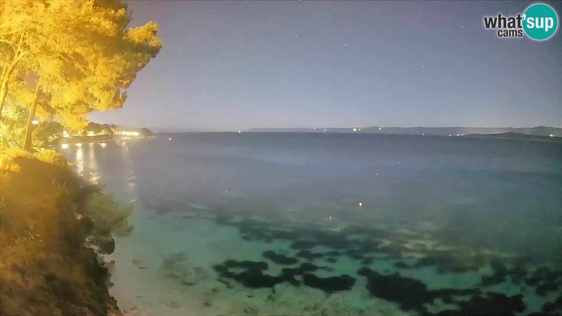 Webcam Potočine Beach Bol – Live View of Borak Beach, Brač Island