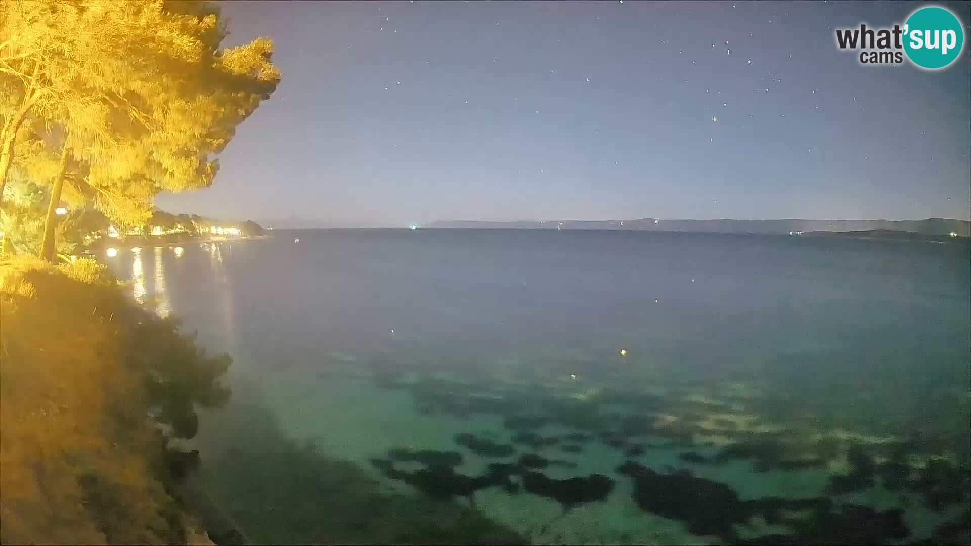 Webcam Potočine Beach Bol – Live View of Borak Beach, Brač Island