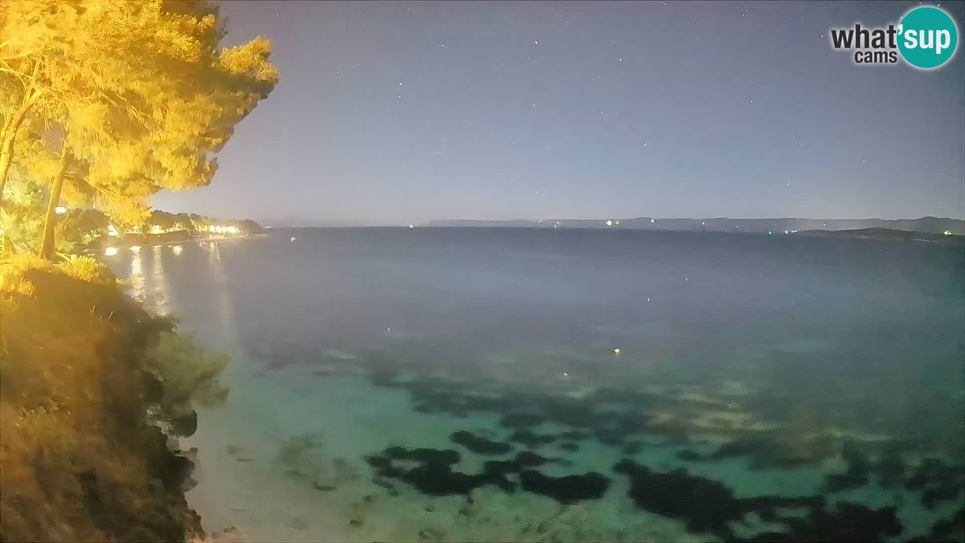 Webcam Playa Potočine Bol – Vista en vivo de Borak Beach, Isla de Brač
