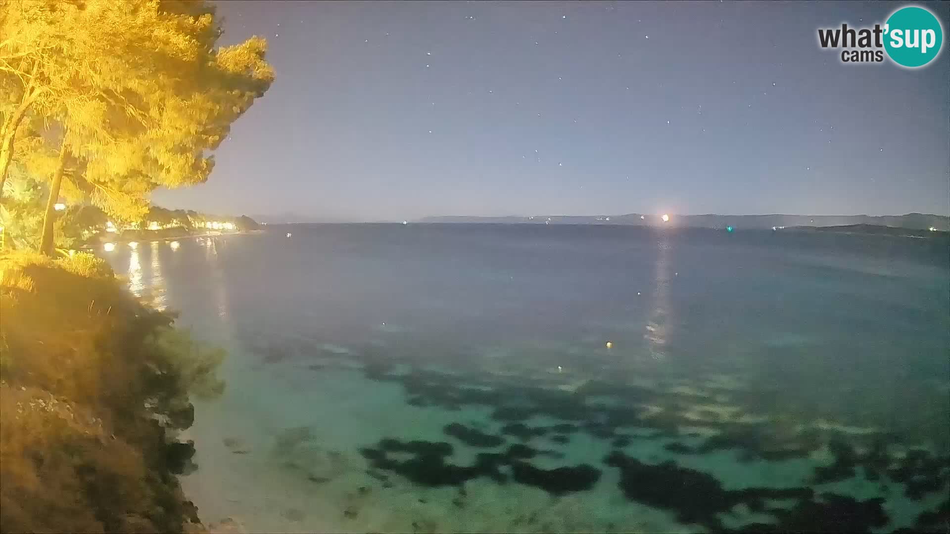Webcam Potočine Beach Bol – Live View of Borak Beach, Brač Island