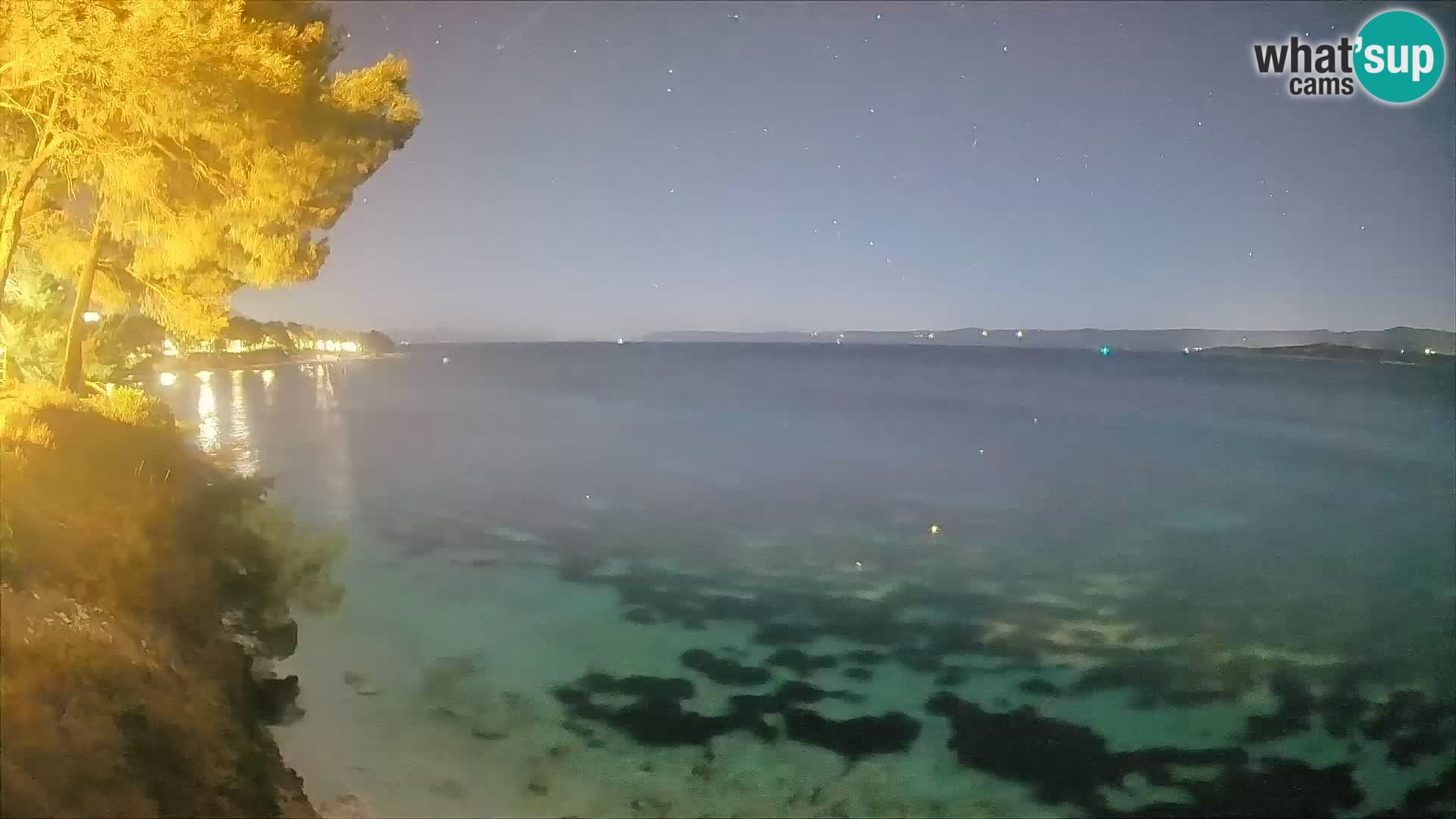 Webcam Potočine Beach Bol – Live View of Borak Beach, Brač Island
