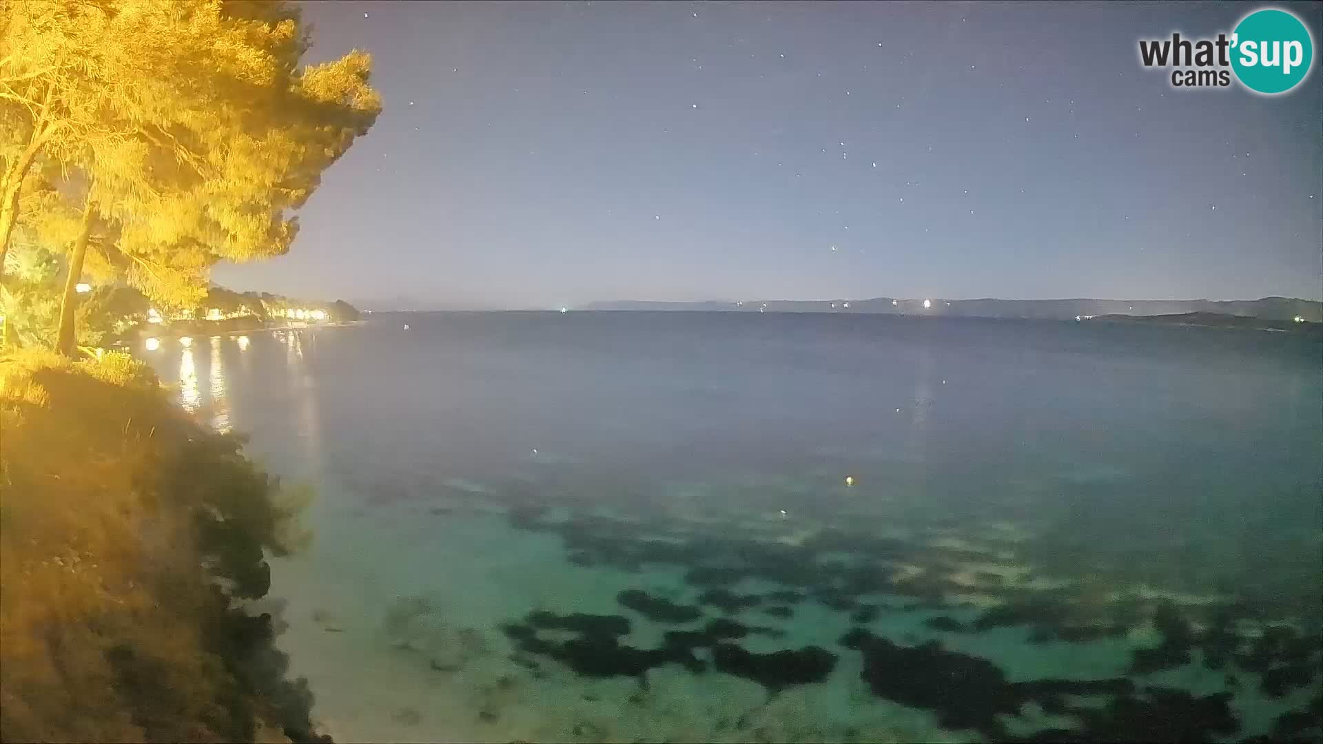 Webcam Potočine Beach Bol – Live View of Borak Beach, Brač Island