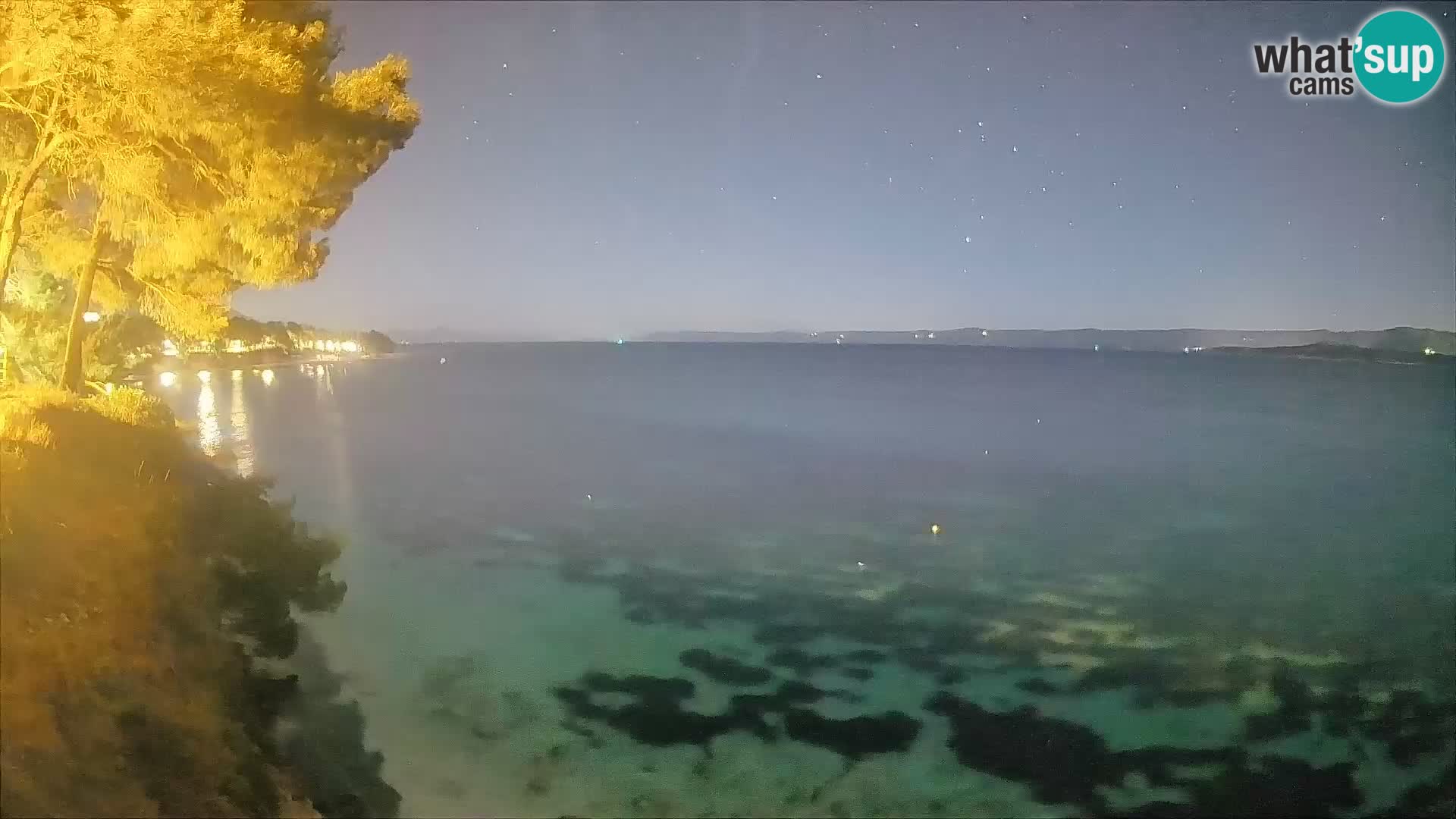 Webcam plage Potočine Bol – Vue en direct sur Borak Beach, île de Brač