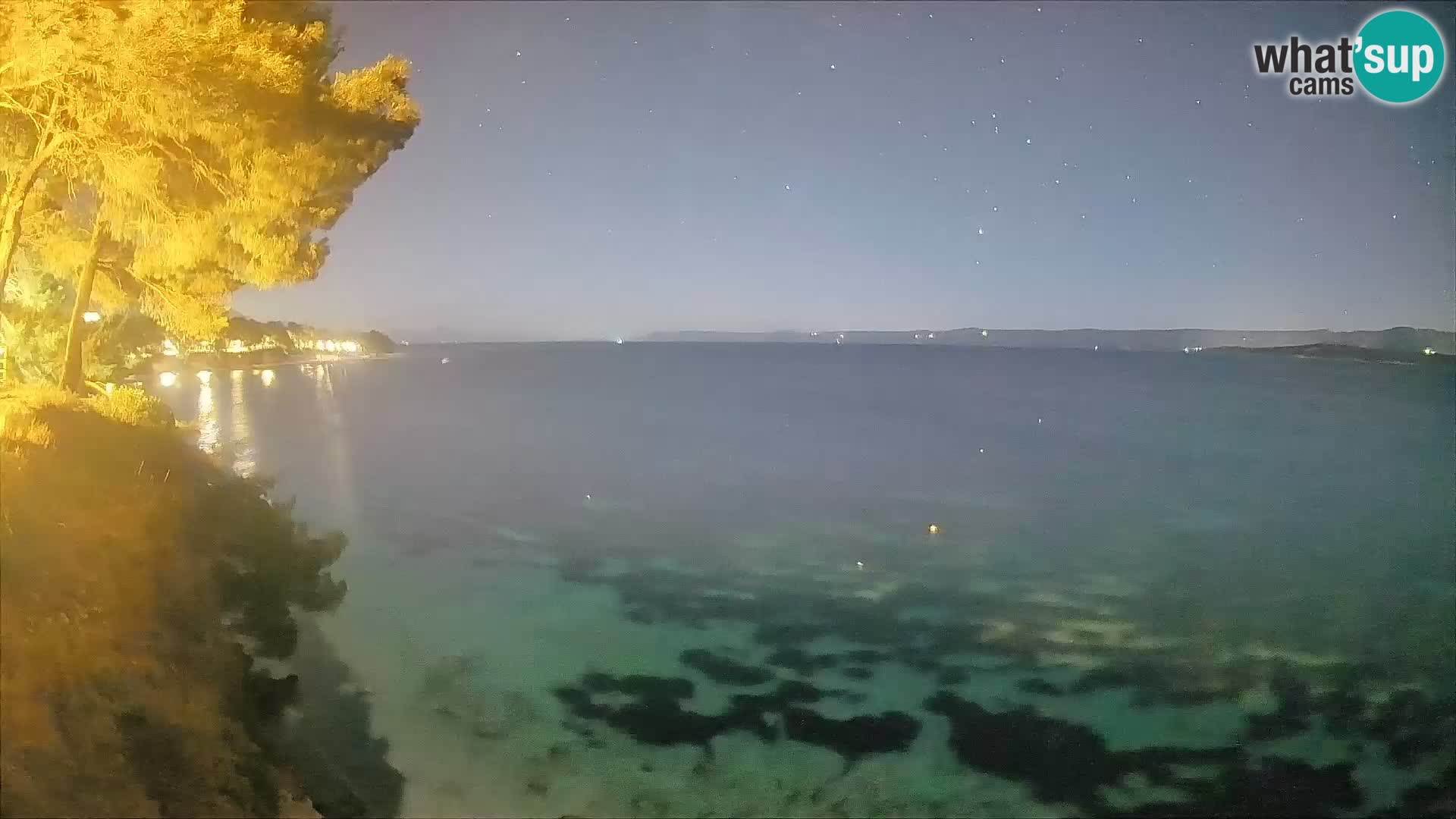 Webcam Strand Potočine Bol – Liveblick auf Borak Beach, Insel Brač