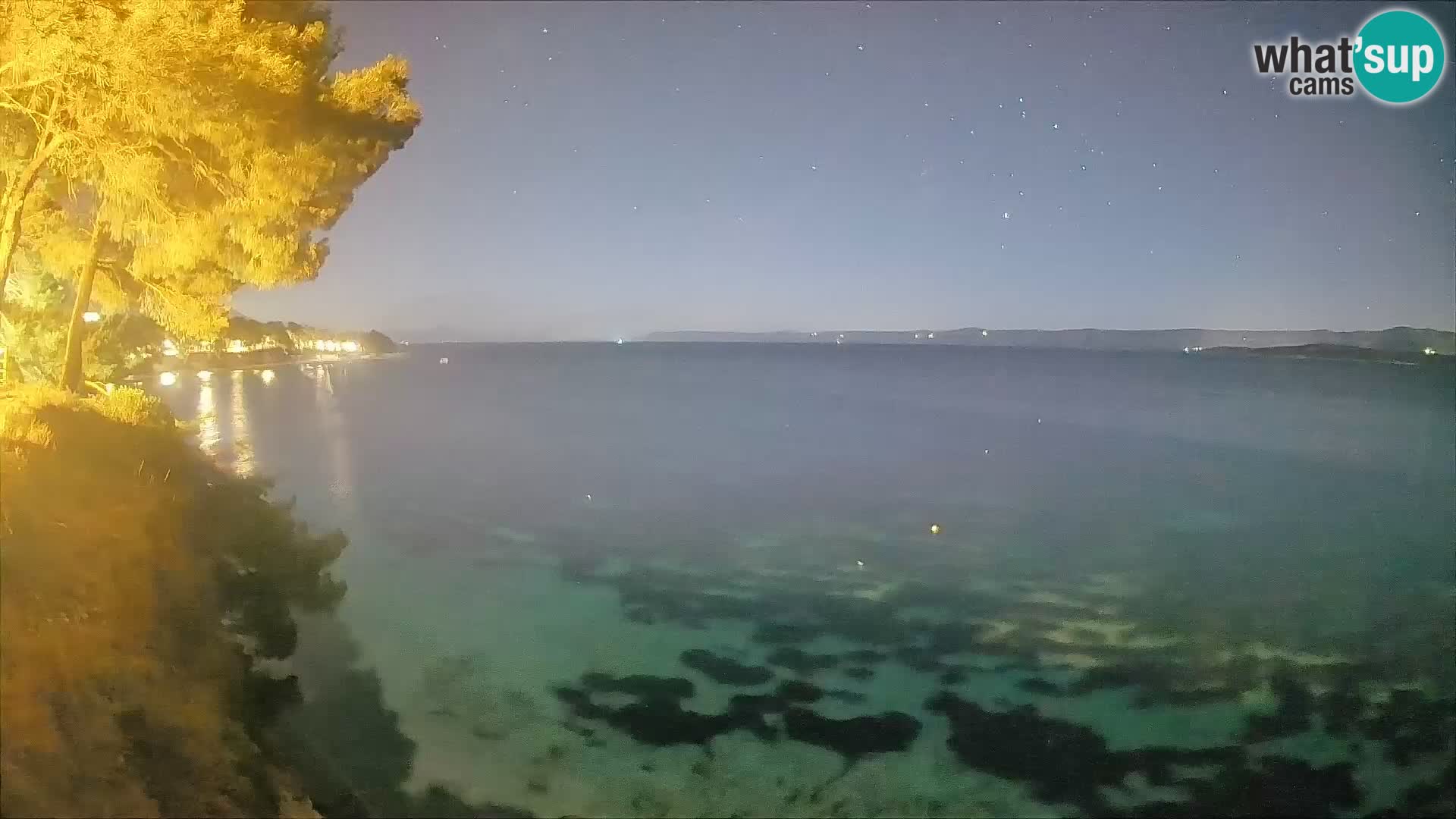 Webcam Strand Potočine Bol – Liveblick auf Borak Beach, Insel Brač