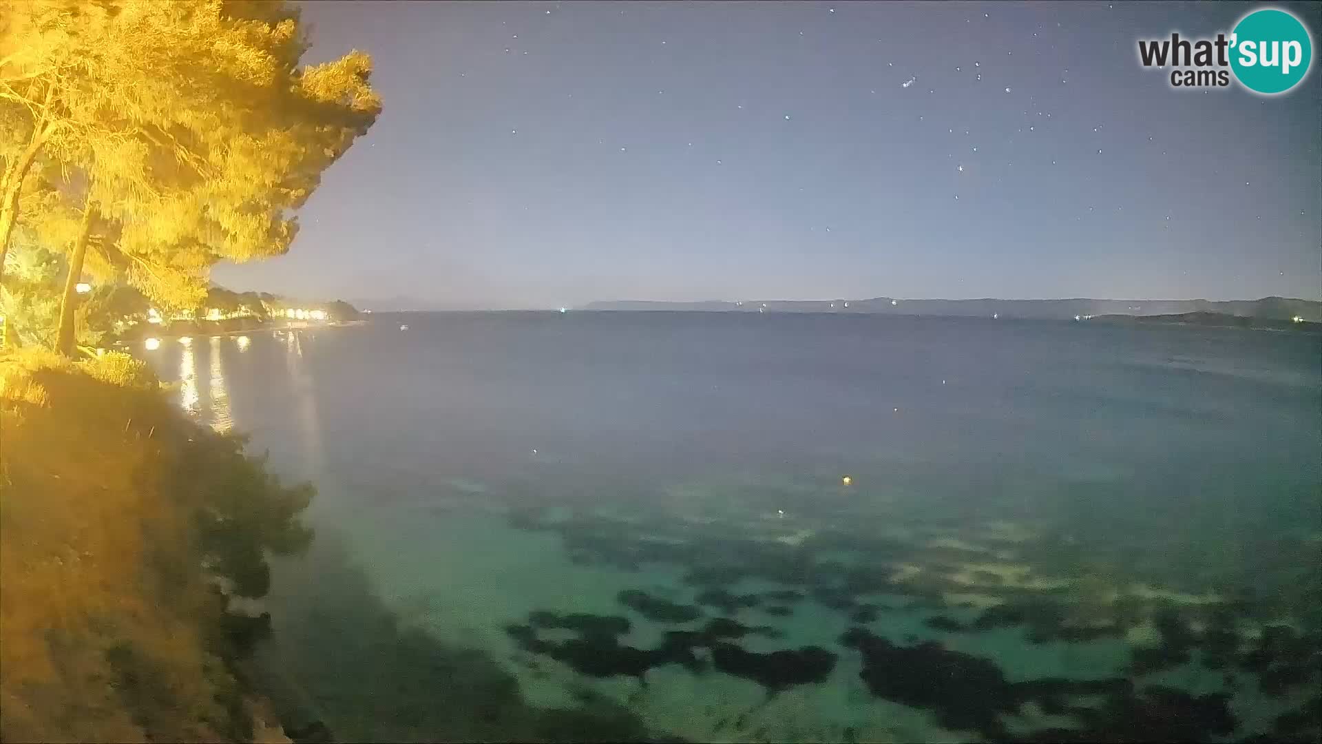Webcam plage Potočine Bol – Vue en direct sur Borak Beach, île de Brač