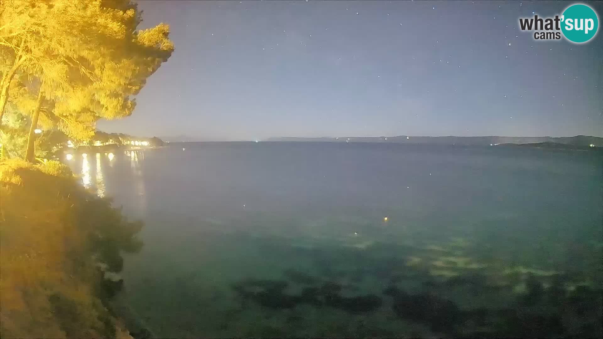 Webcam Strand Potočine Bol – Liveblick auf Borak Beach, Insel Brač