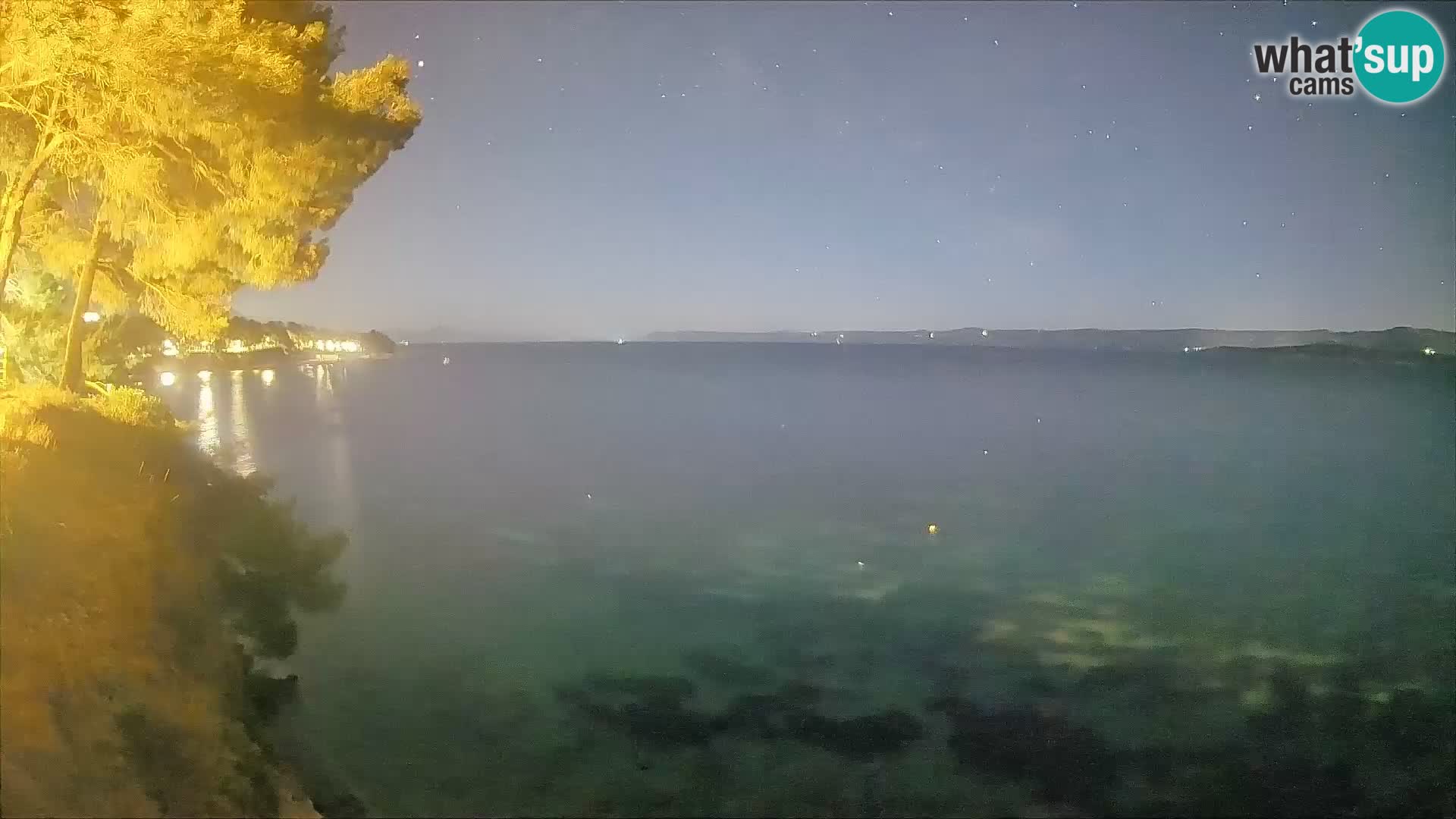 Webcam Playa Potočine Bol – Vista en vivo de Borak Beach, Isla de Brač