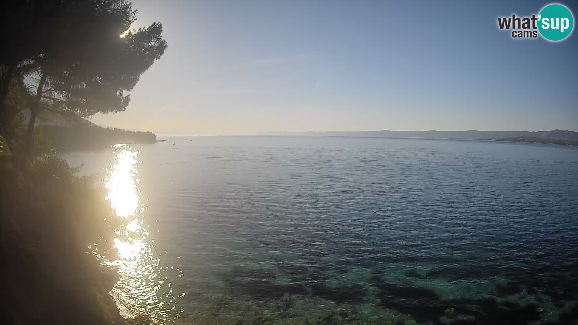 Webcam Potočine Beach Bol – Live View of Borak Beach, Brač Island