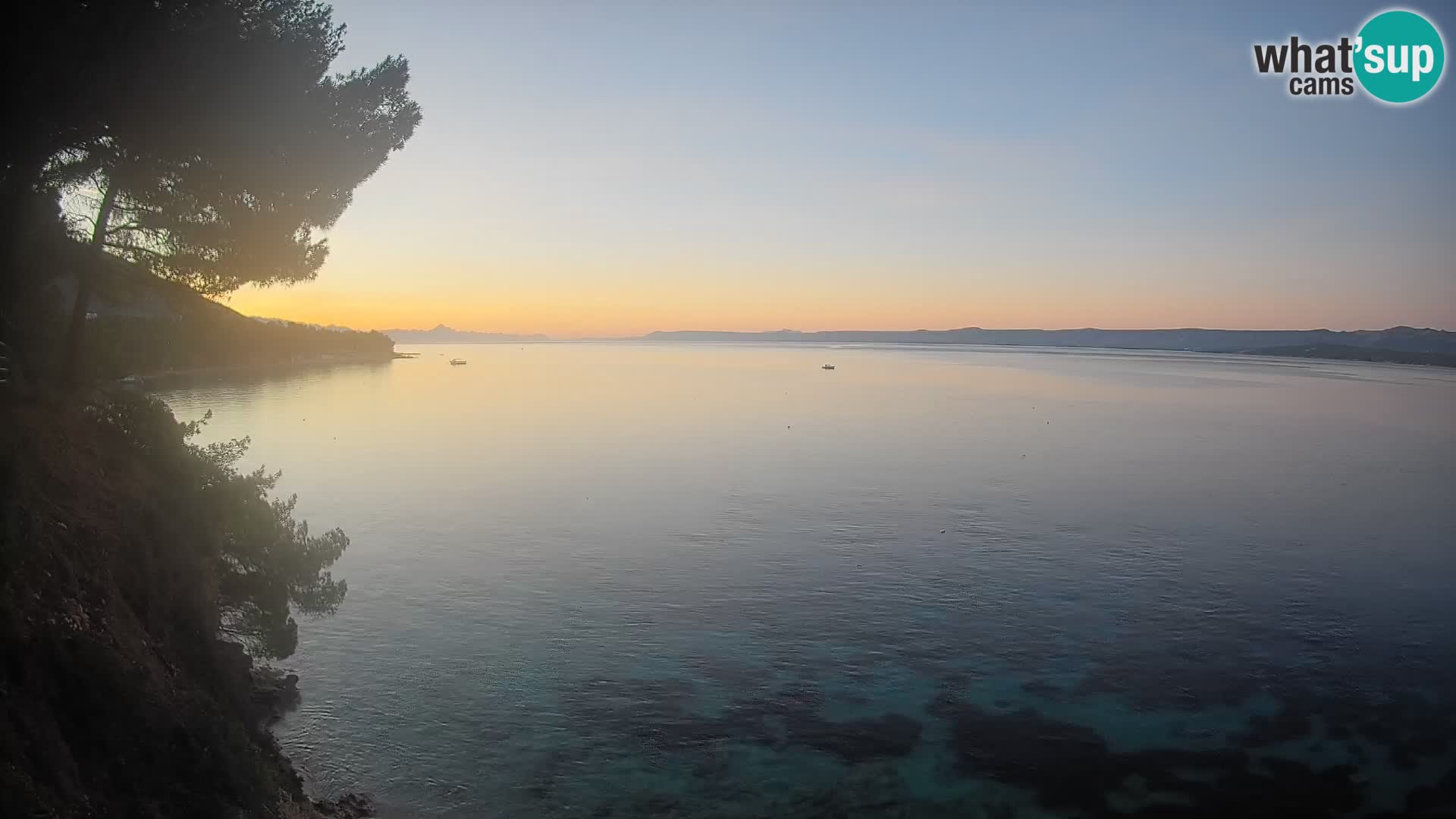 Webcam plage Potočine Bol – Vue en direct sur Borak Beach, île de Brač