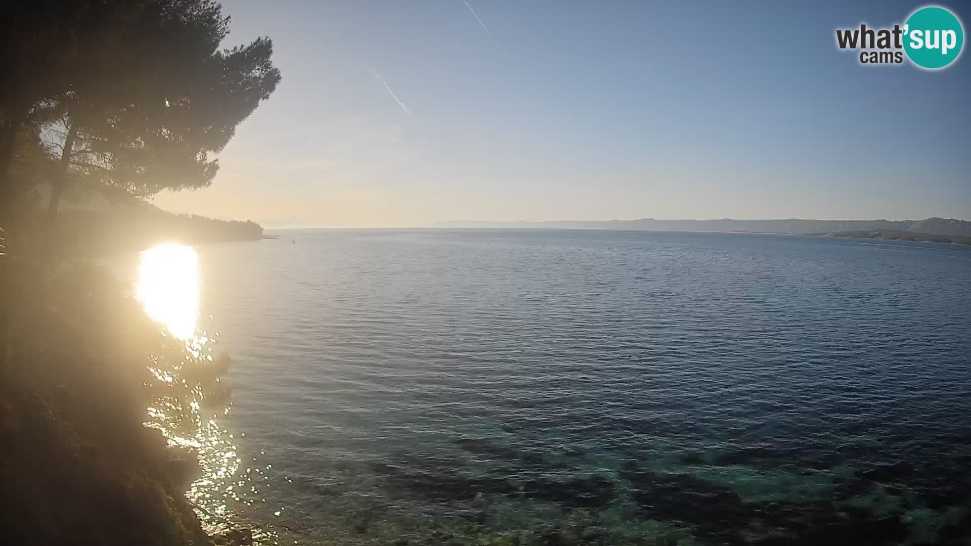 Webcam Playa Potočine Bol – Vista en vivo de Borak Beach, Isla de Brač