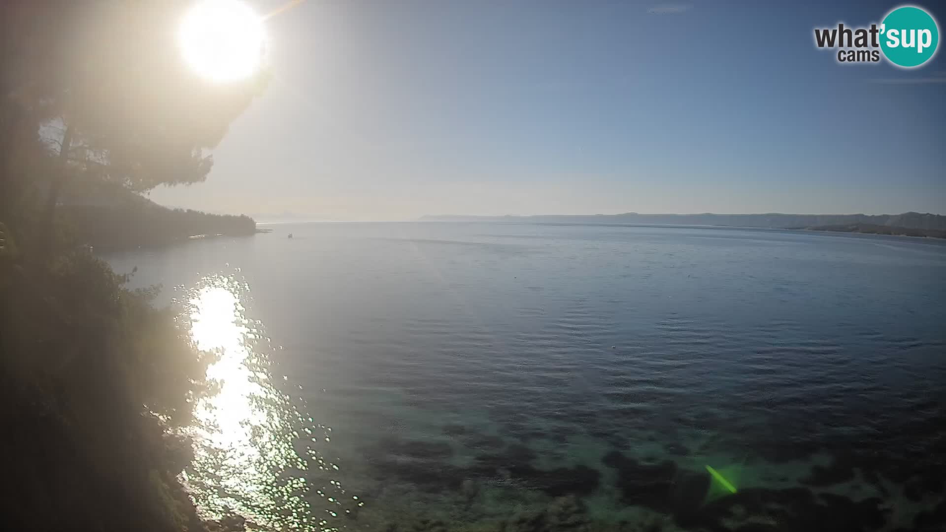 Webcam plage Potočine Bol – Vue en direct sur Borak Beach, île de Brač