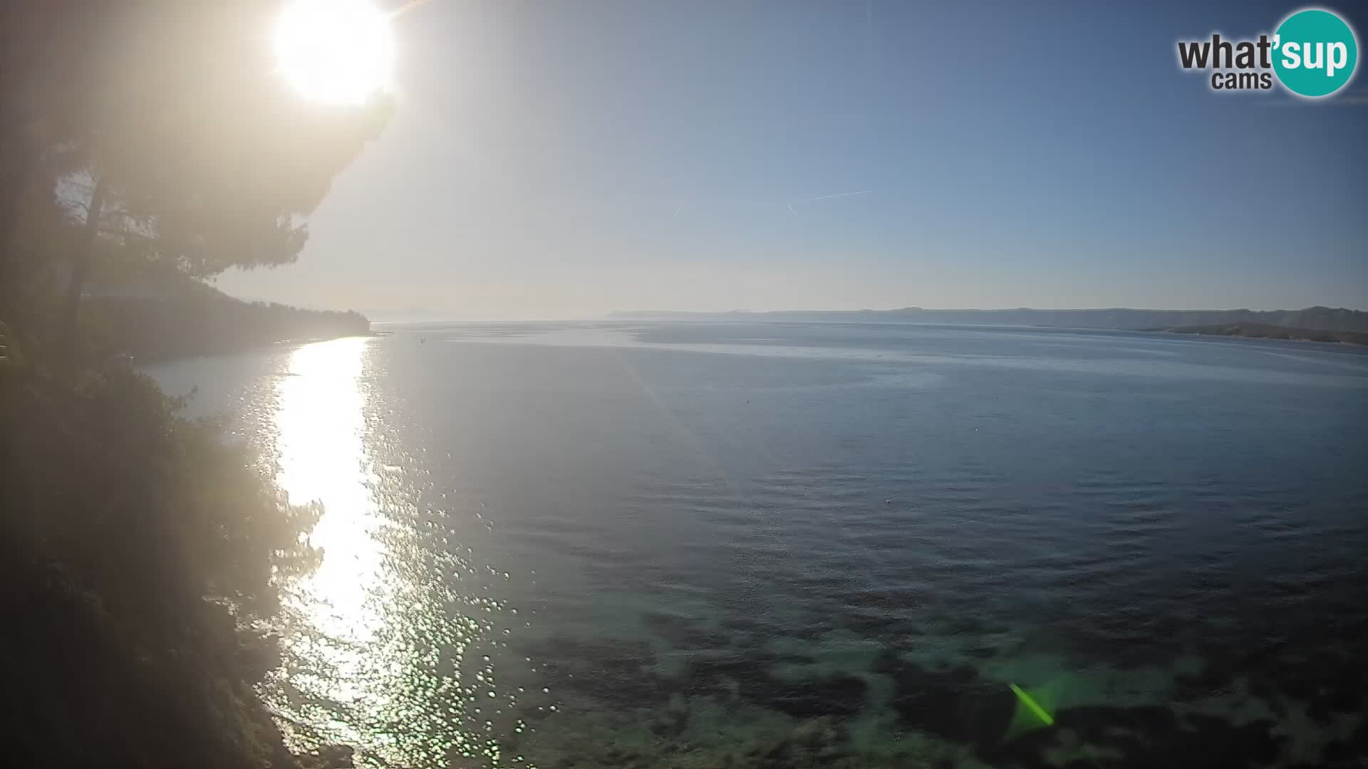Webcam Playa Potočine Bol – Vista en vivo de Borak Beach, Isla de Brač