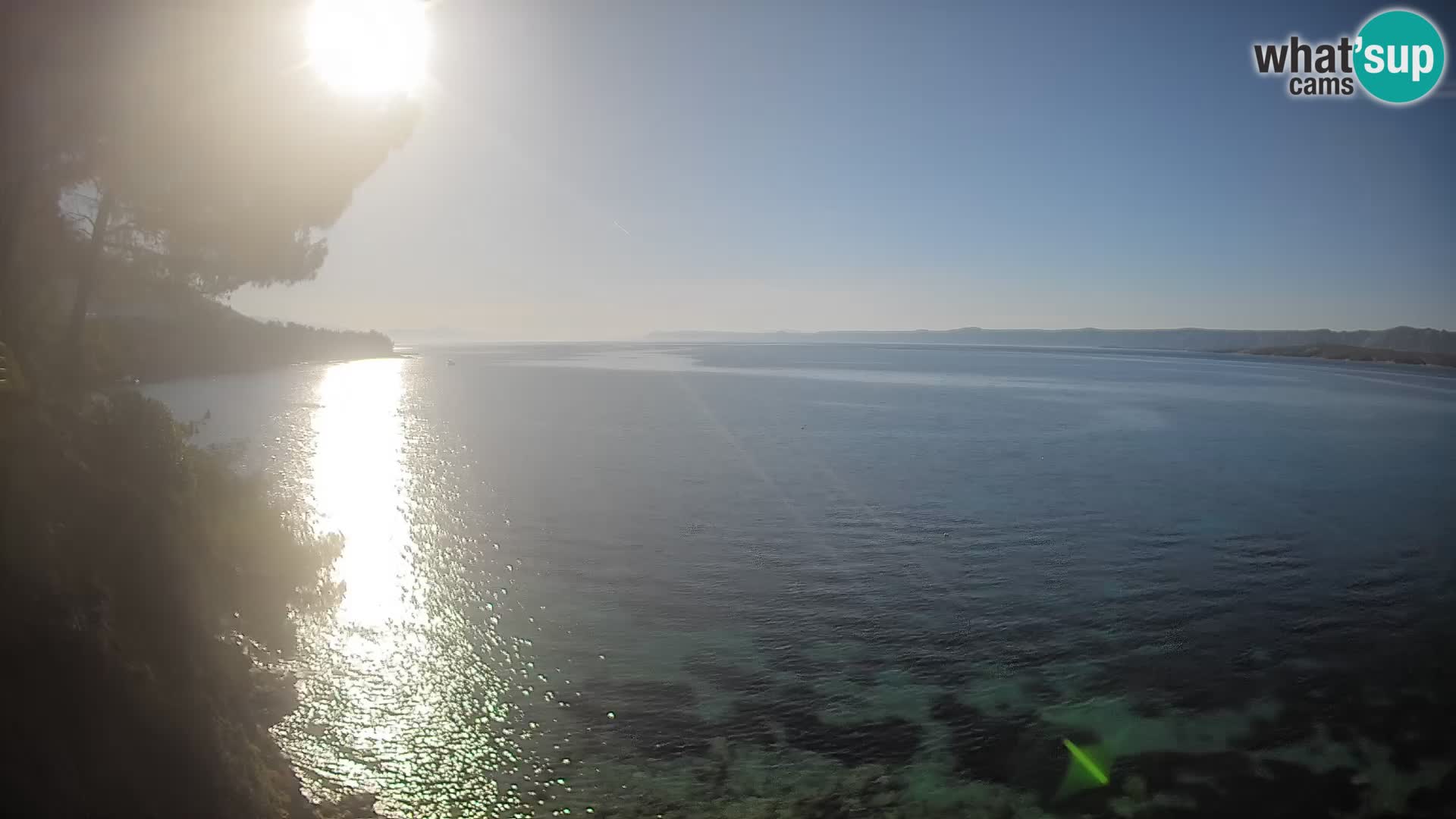 Webcam plage Potočine Bol – Vue en direct sur Borak Beach, île de Brač