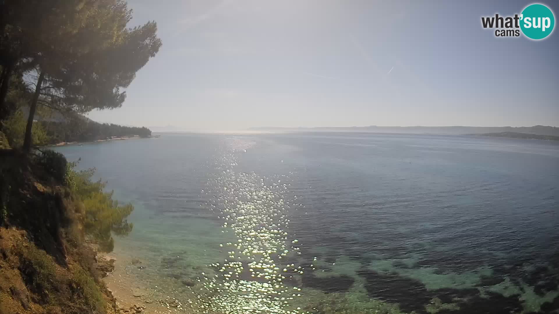 Webcam Strand Potočine Bol – Liveblick auf Borak Beach, Insel Brač