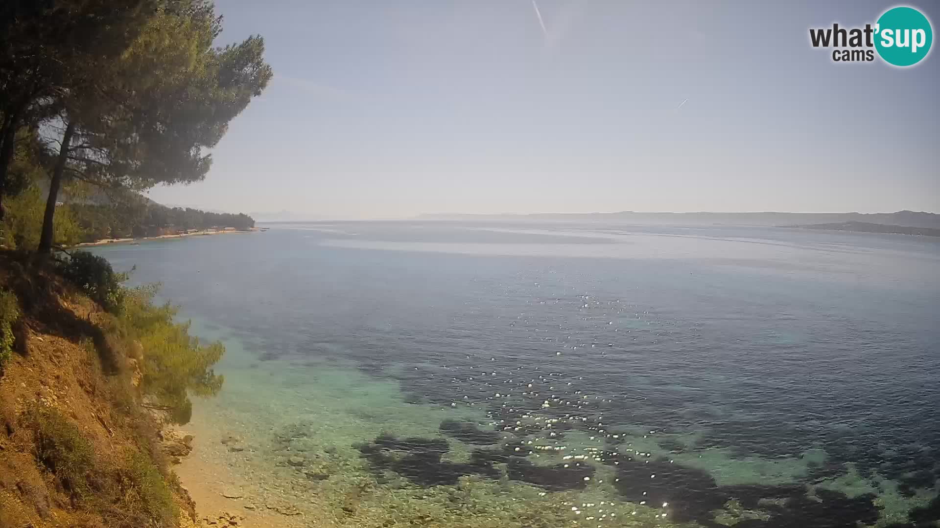 Webcam plage Potočine Bol – Vue en direct sur Borak Beach, île de Brač