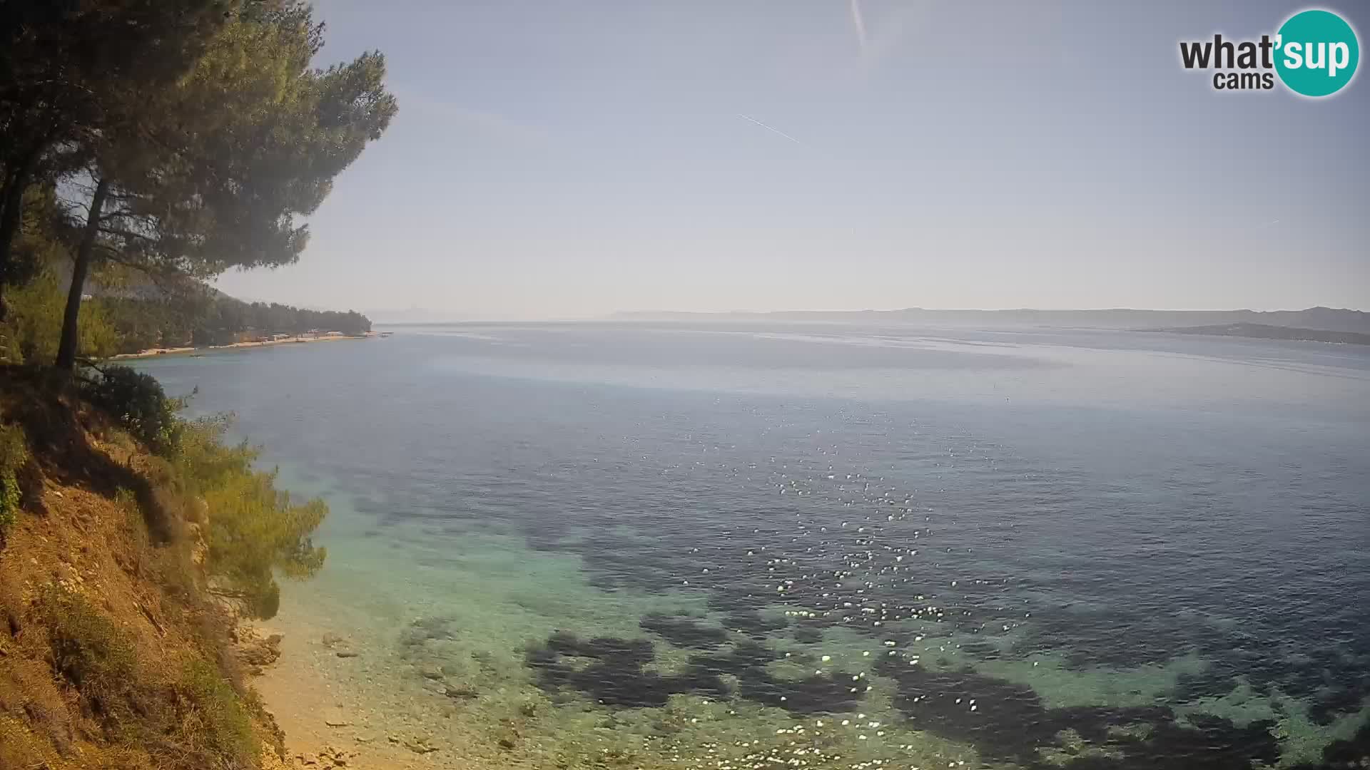 Webcam Strand Potočine Bol – Liveblick auf Borak Beach, Insel Brač