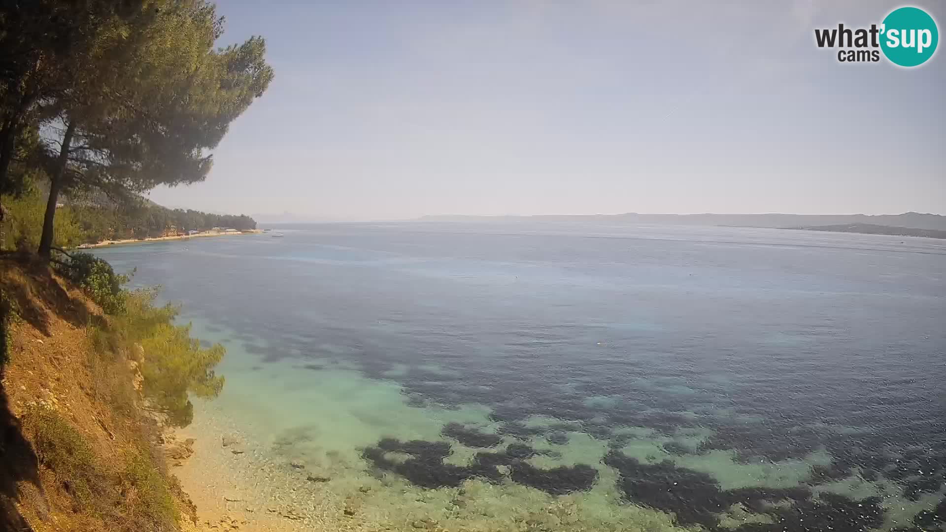 Webcam Potočine Beach Bol – Live View of Borak Beach, Brač Island