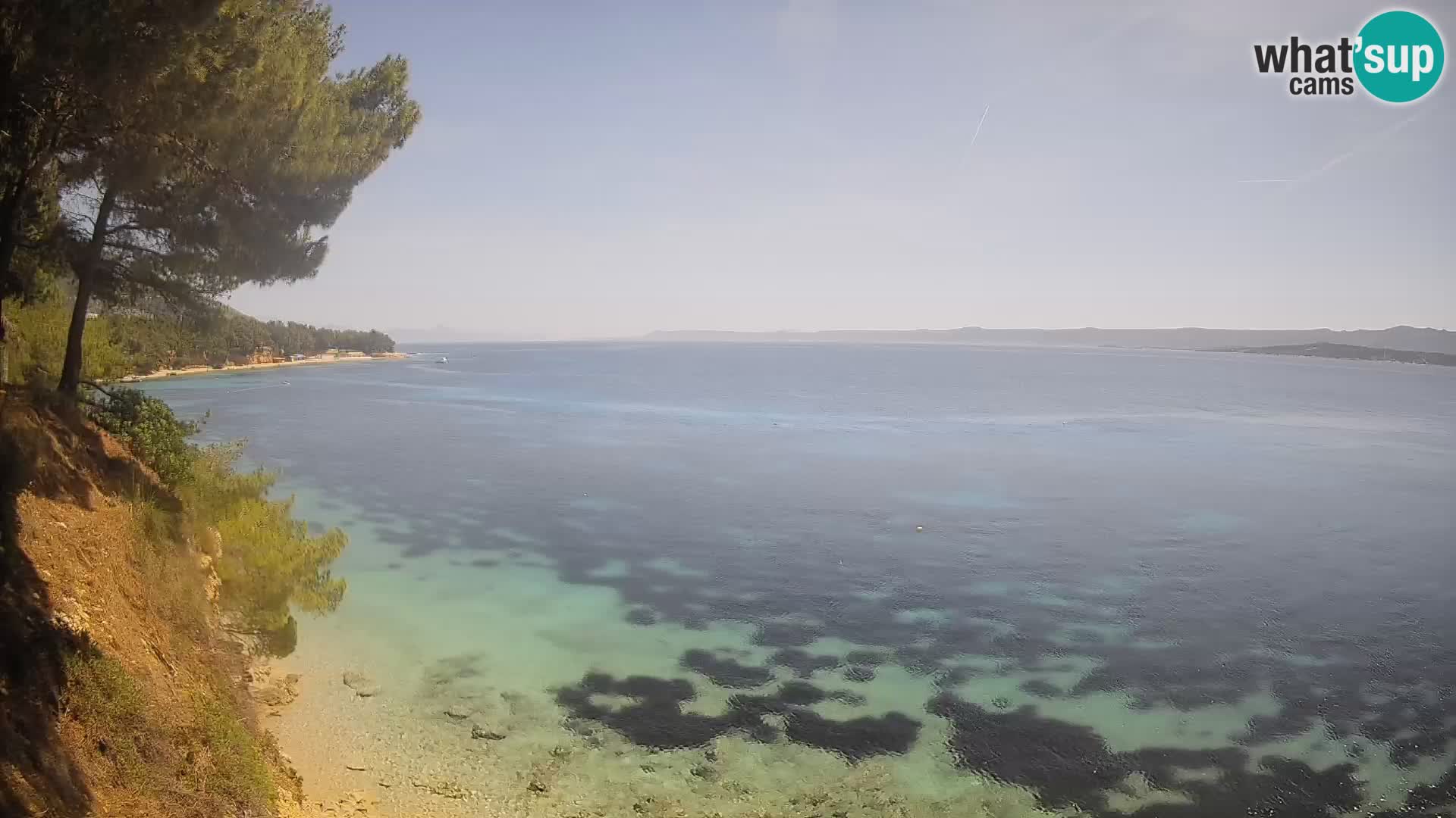 Webcam Potočine Beach Bol – Live View of Borak Beach, Brač Island